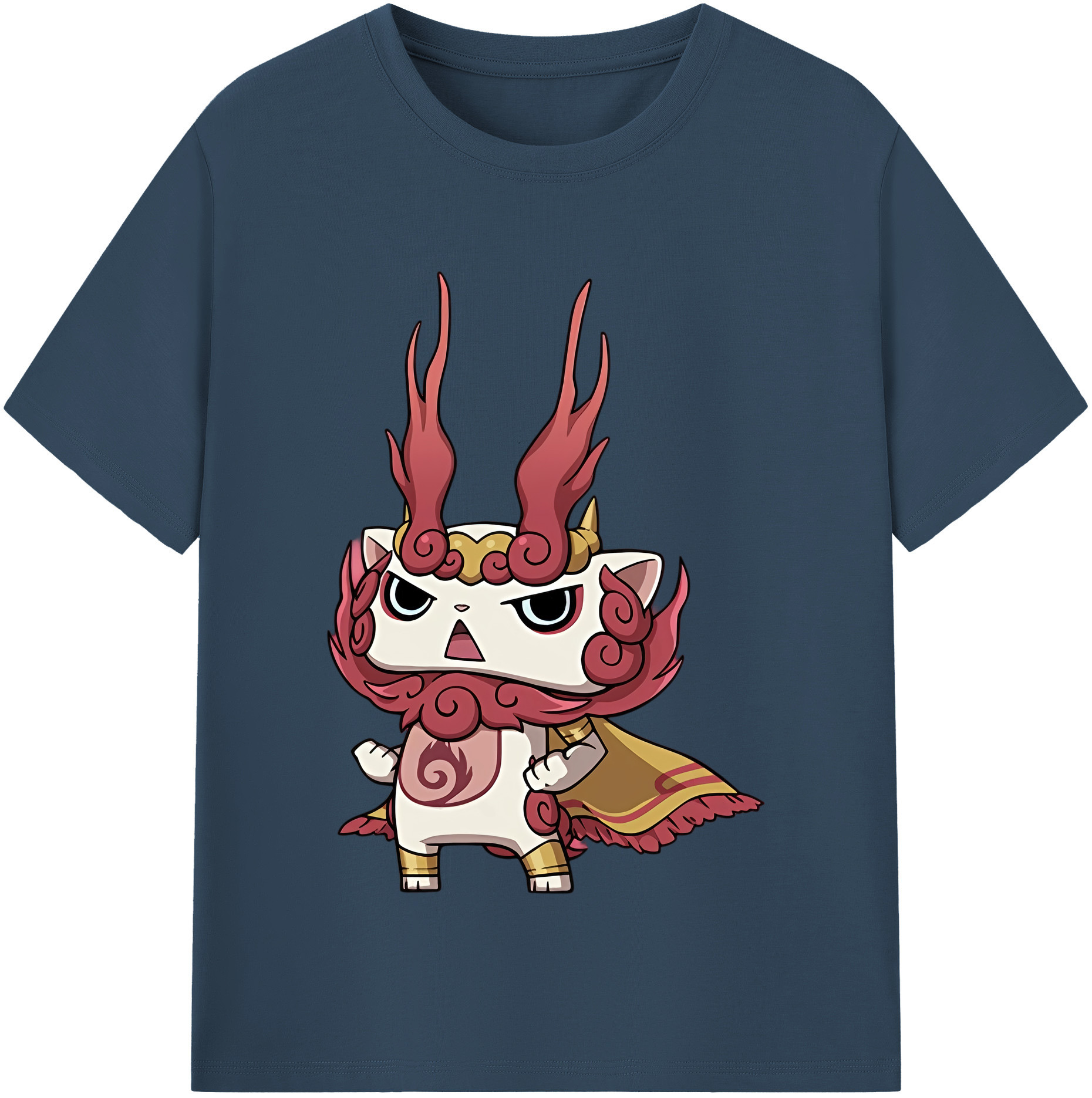（画像用） 妖怪ウォッチ Yo-kai Watch レディースカジュアルプリントTシャツ（綿100％）
