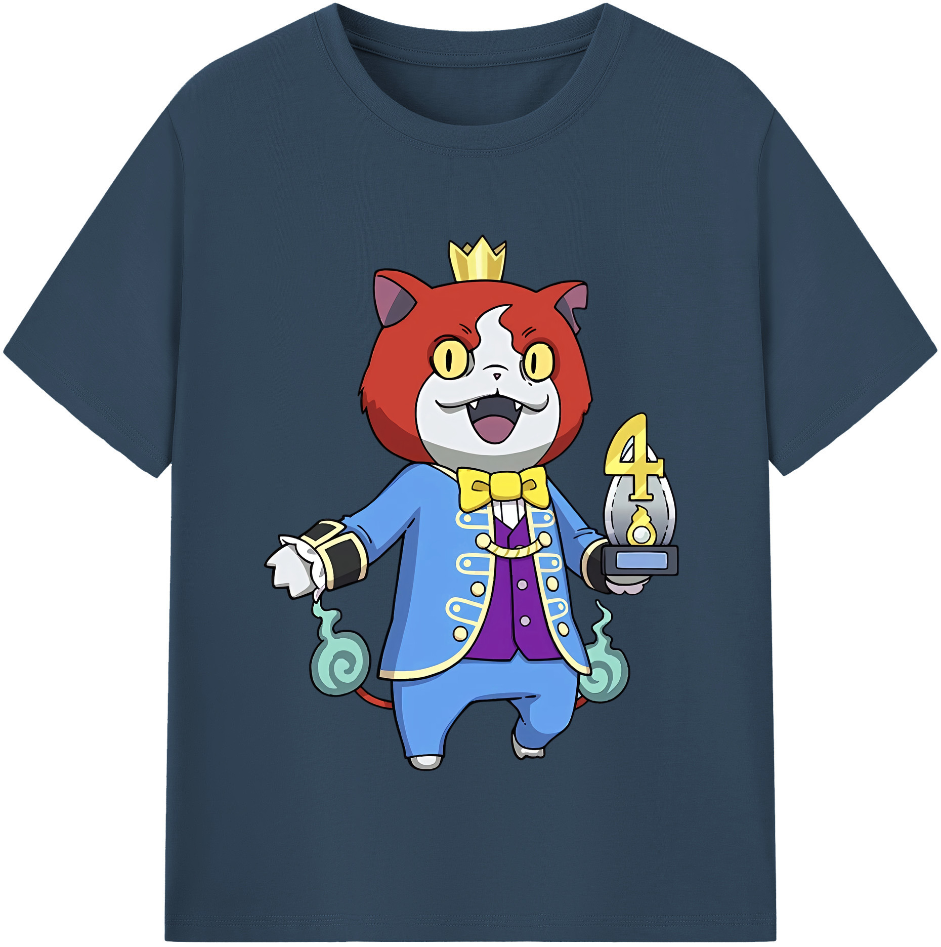 （画像用） 妖怪ウォッチ Yo-kai Watch レディースカジュアルプリントTシャツ（綿100％）