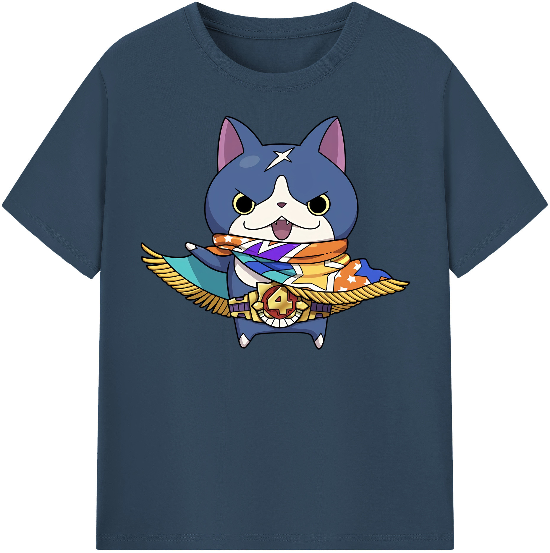 （画像用） 妖怪ウォッチ Yo-kai Watch レディースカジュアルプリントTシャツ（綿100％）
