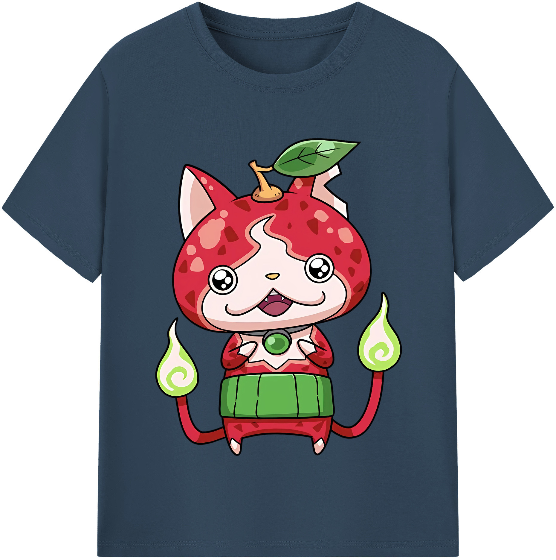（画像用） 妖怪ウォッチ Yo-kai Watch レディースカジュアルプリントTシャツ（綿100％）