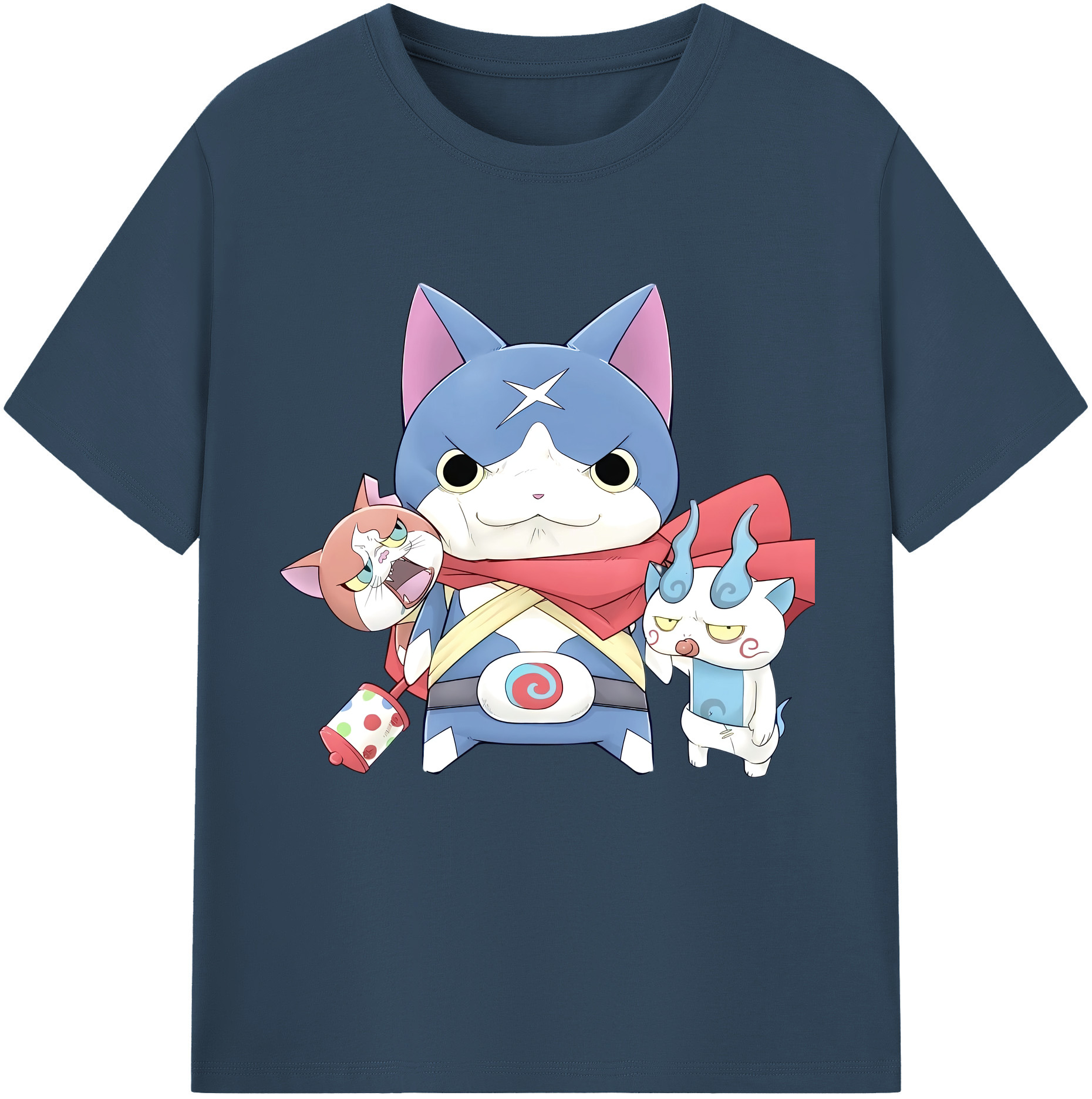 （画像用） 妖怪ウォッチ Yo-kai Watch レディースカジュアルプリントTシャツ（綿100％）
