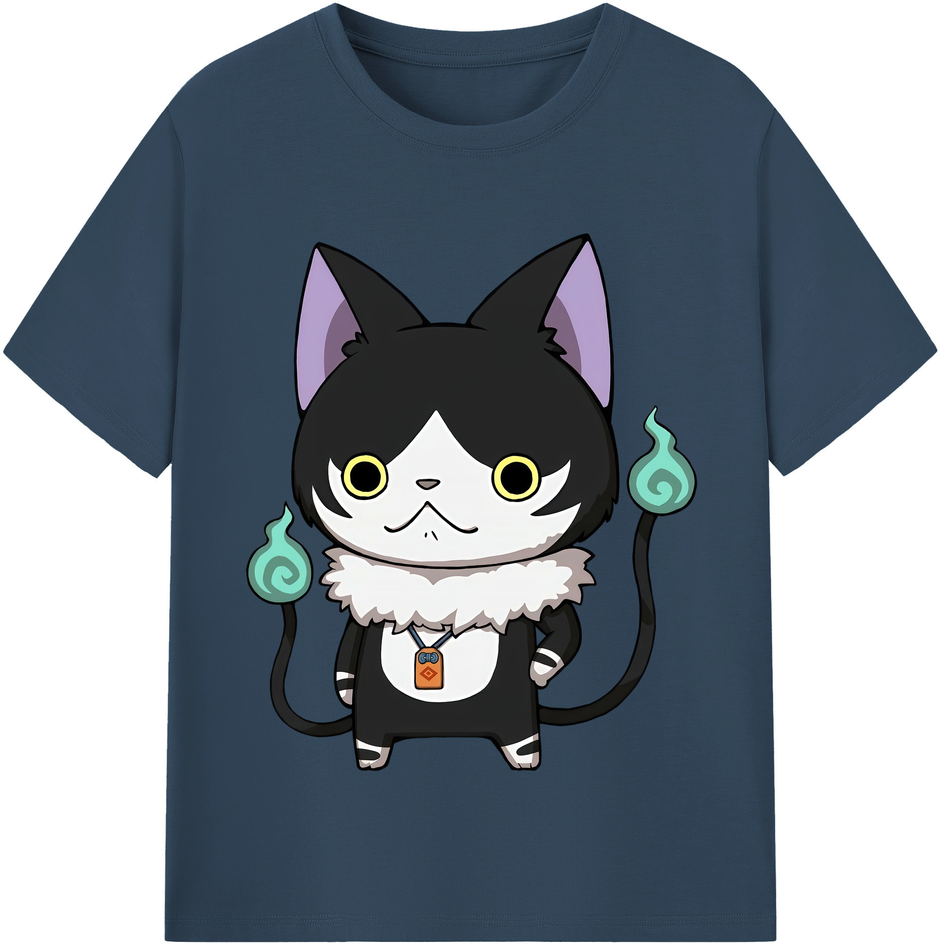 （画像用） 妖怪ウォッチ Yo-kai Watch レディースカジュアルプリントTシャツ（綿100％）