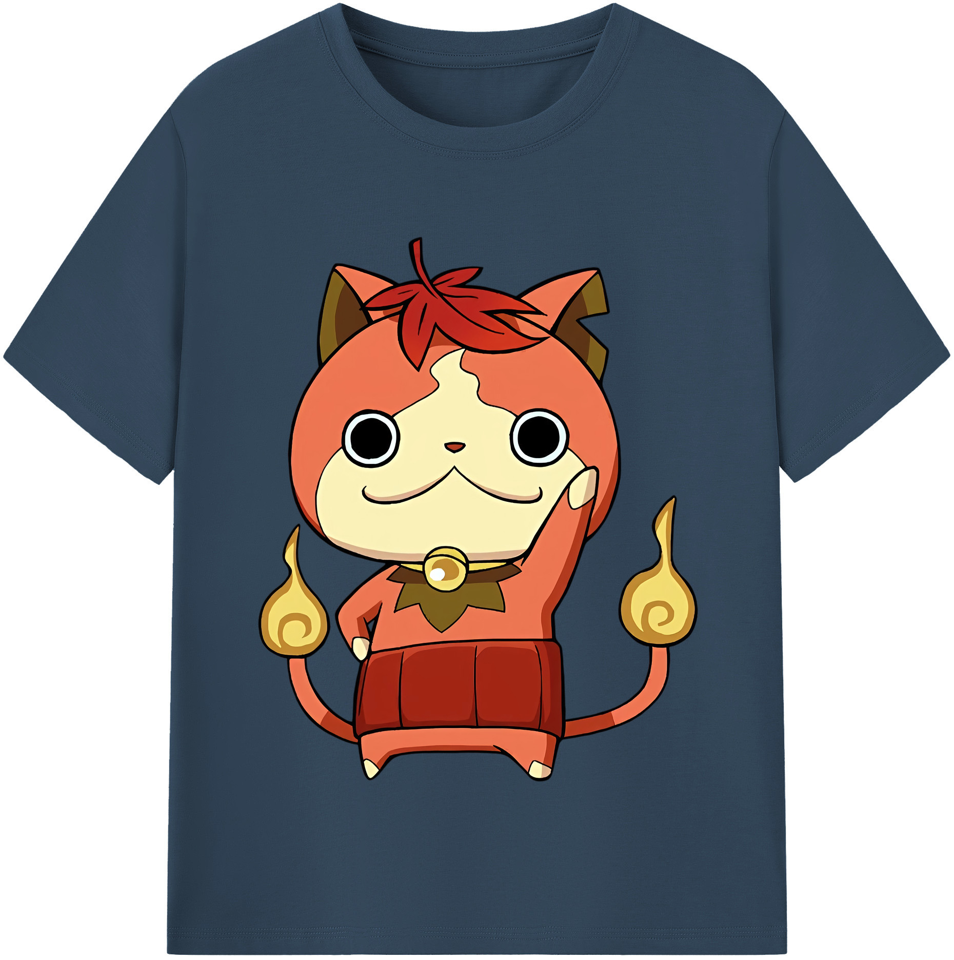 （画像用） 妖怪ウォッチ Yo-kai Watch レディースカジュアルプリントTシャツ（綿100％）