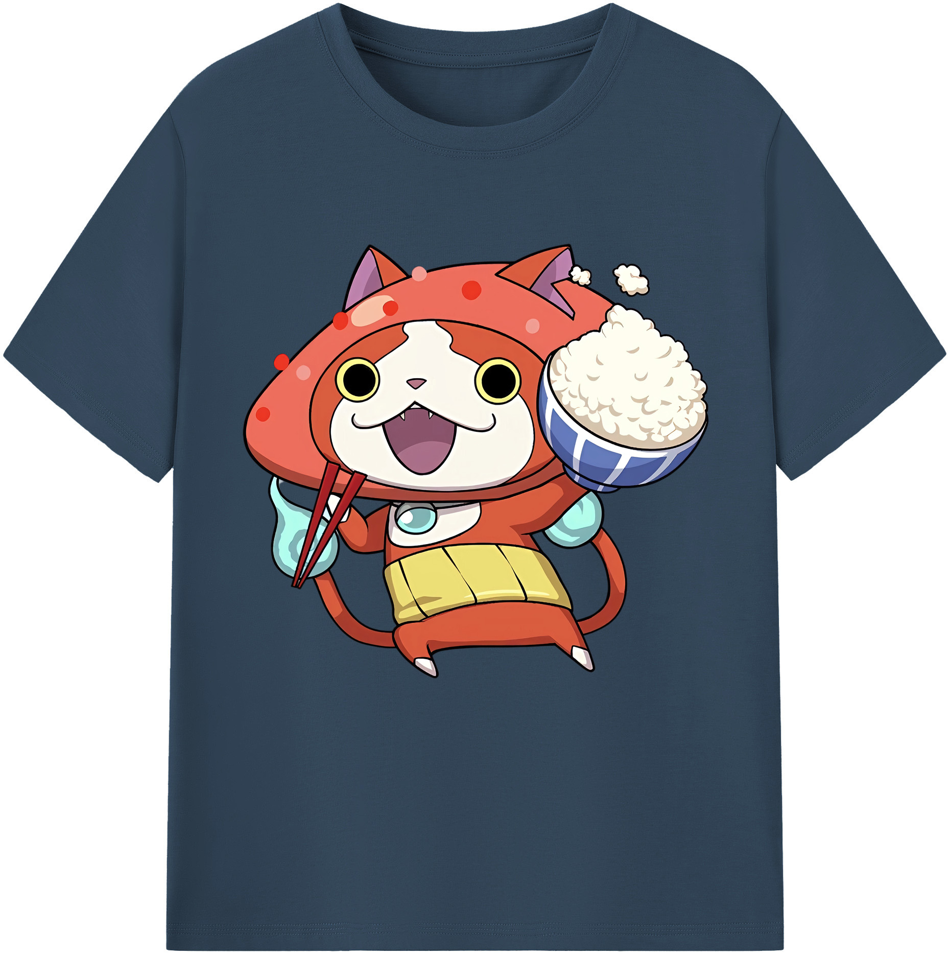 （画像用） 妖怪ウォッチ Yo-kai Watch レディースカジュアルプリントTシャツ（綿100％）