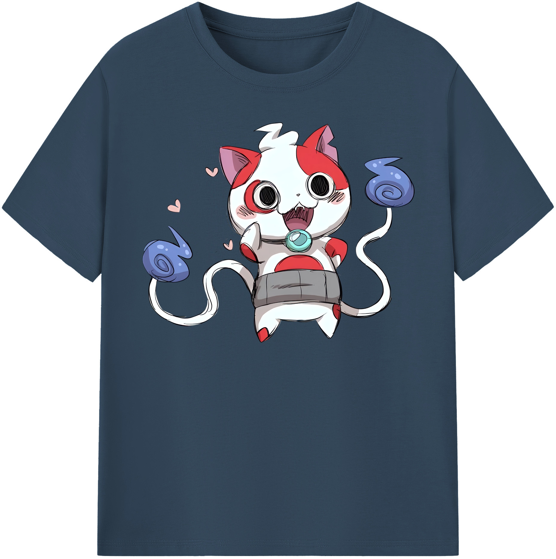 （画像用） 妖怪ウォッチ Yo-kai Watch レディースカジュアルプリントTシャツ（綿100％）