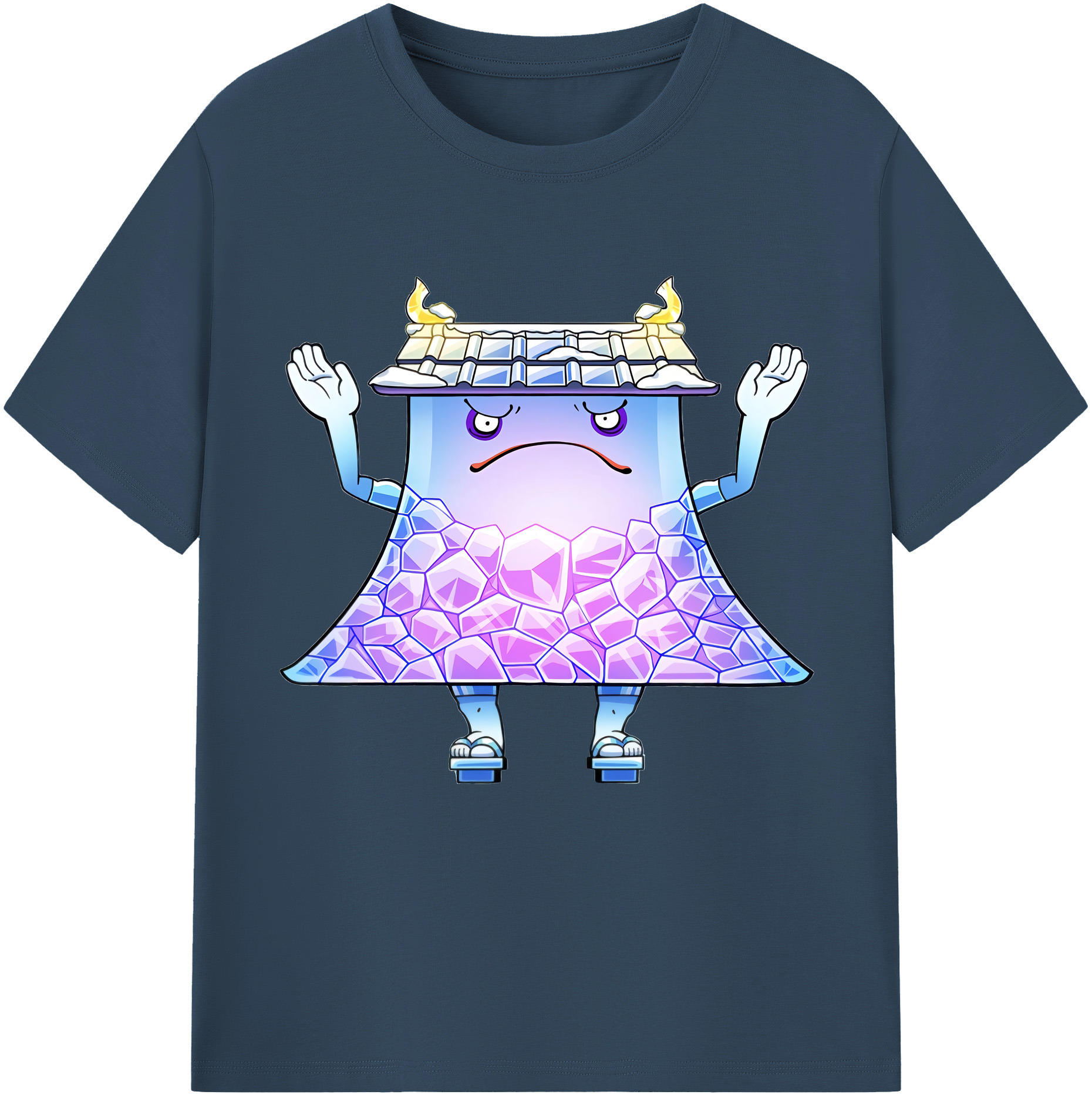 （画像用） 妖怪ウォッチ Yo-kai Watch レディースカジュアルプリントTシャツ（綿100％）