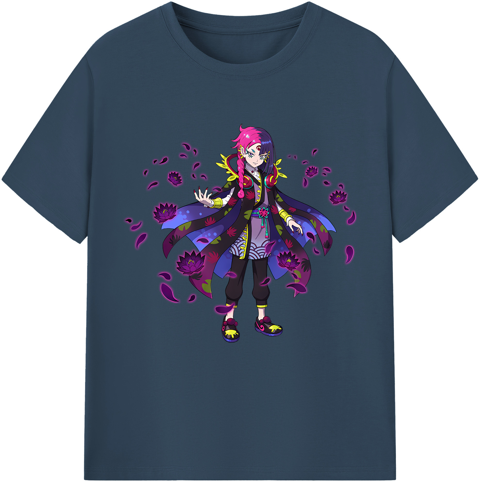 （画像用） 妖怪ウォッチ Yo-kai Watch レディースカジュアルプリントTシャツ（綿100％）