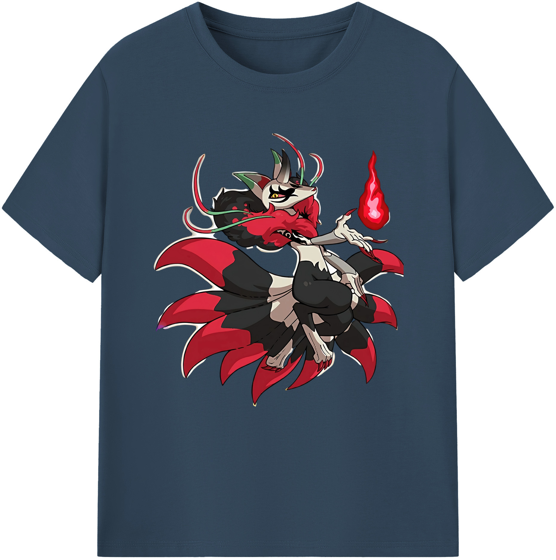 （画像用） 妖怪ウォッチ Yo-kai Watch レディースカジュアルプリントTシャツ（綿100％）
