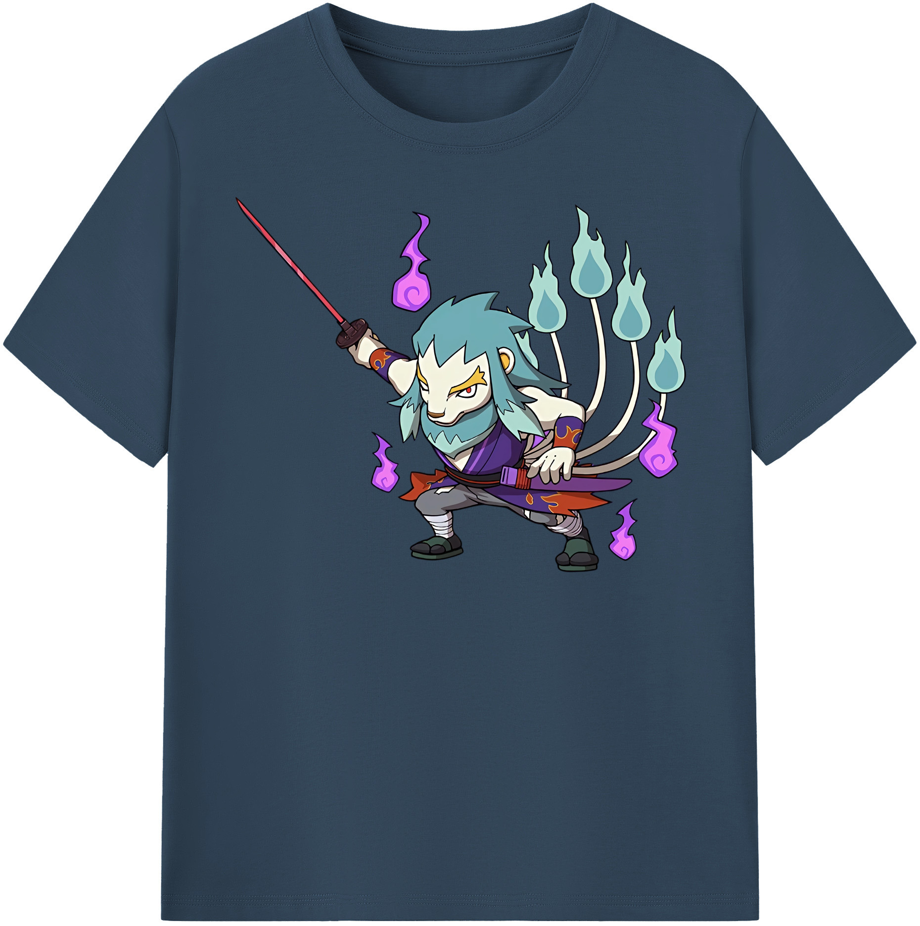 （画像用） 妖怪ウォッチ Yo-kai Watch レディースカジュアルプリントTシャツ（綿100％）