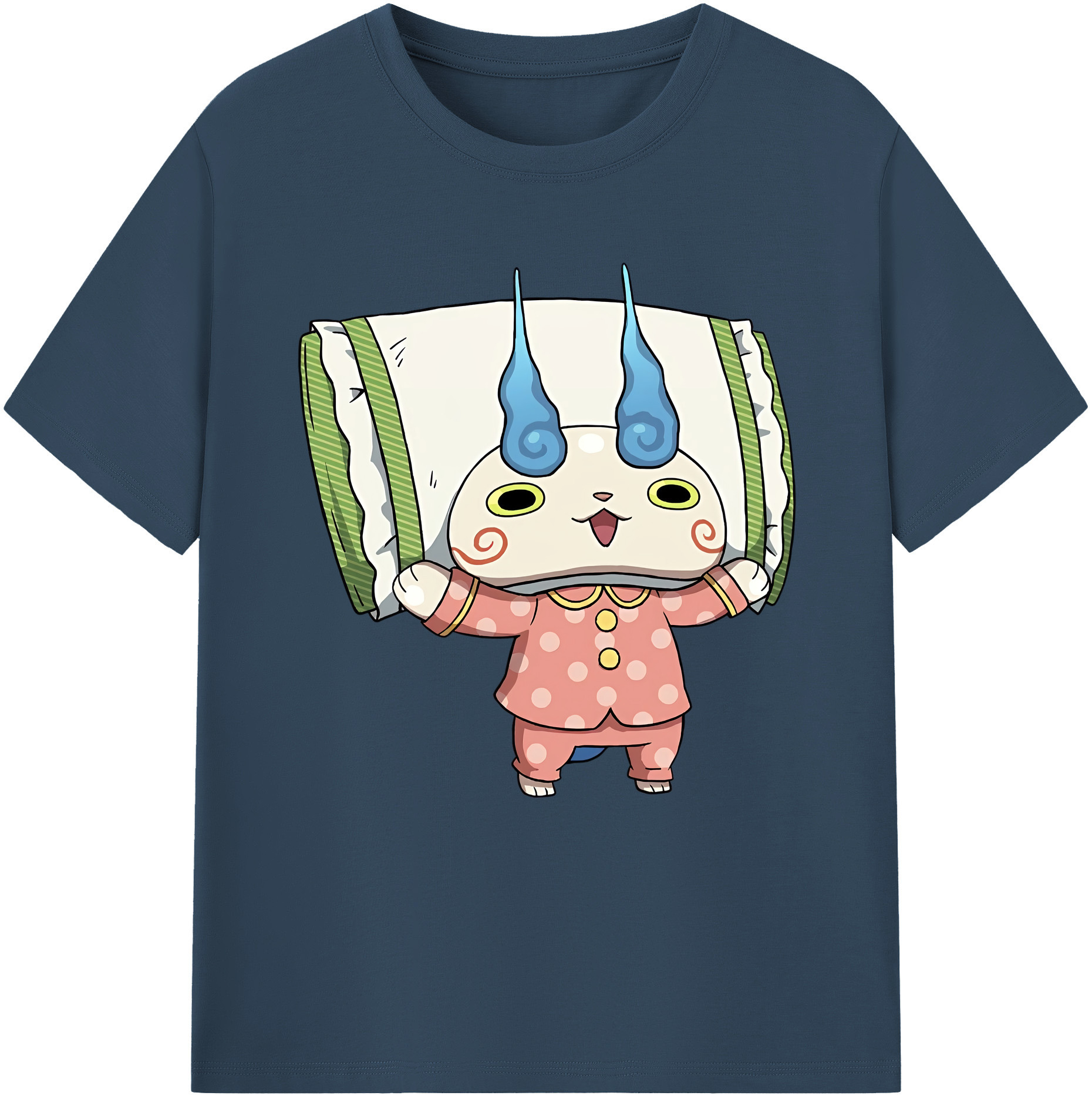 （画像用） 妖怪ウォッチ Yo-kai Watch レディースカジュアルプリントTシャツ（綿100％）