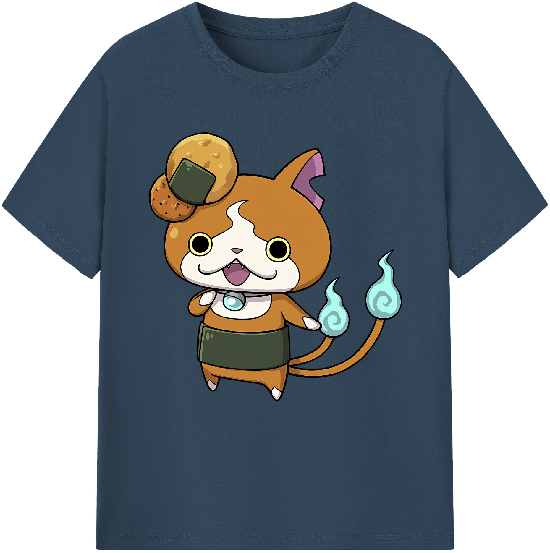 （画像用） 妖怪ウォッチ Yo-kai Watch レディースカジュアルプリントTシャツ（綿100％）
