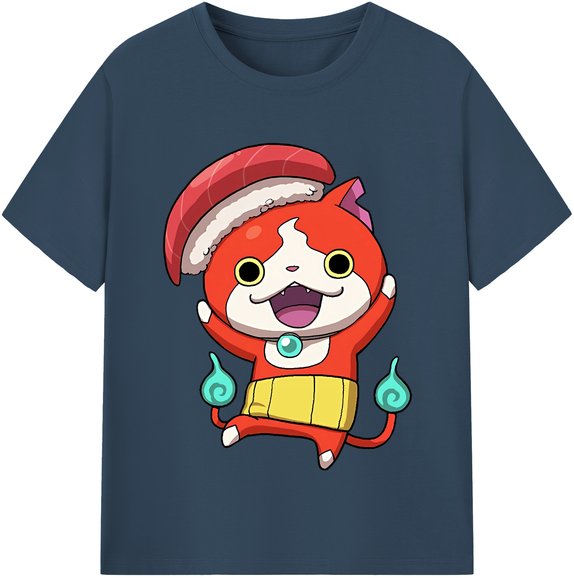 （画像用） 妖怪ウォッチ Yo-kai Watch レディースカジュアルプリントTシャツ（綿100％）