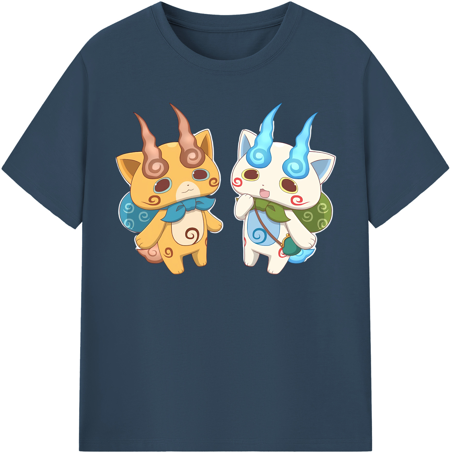 （画像用） 妖怪ウォッチ Yo-kai Watch レディースカジュアルプリントTシャツ（綿100％）