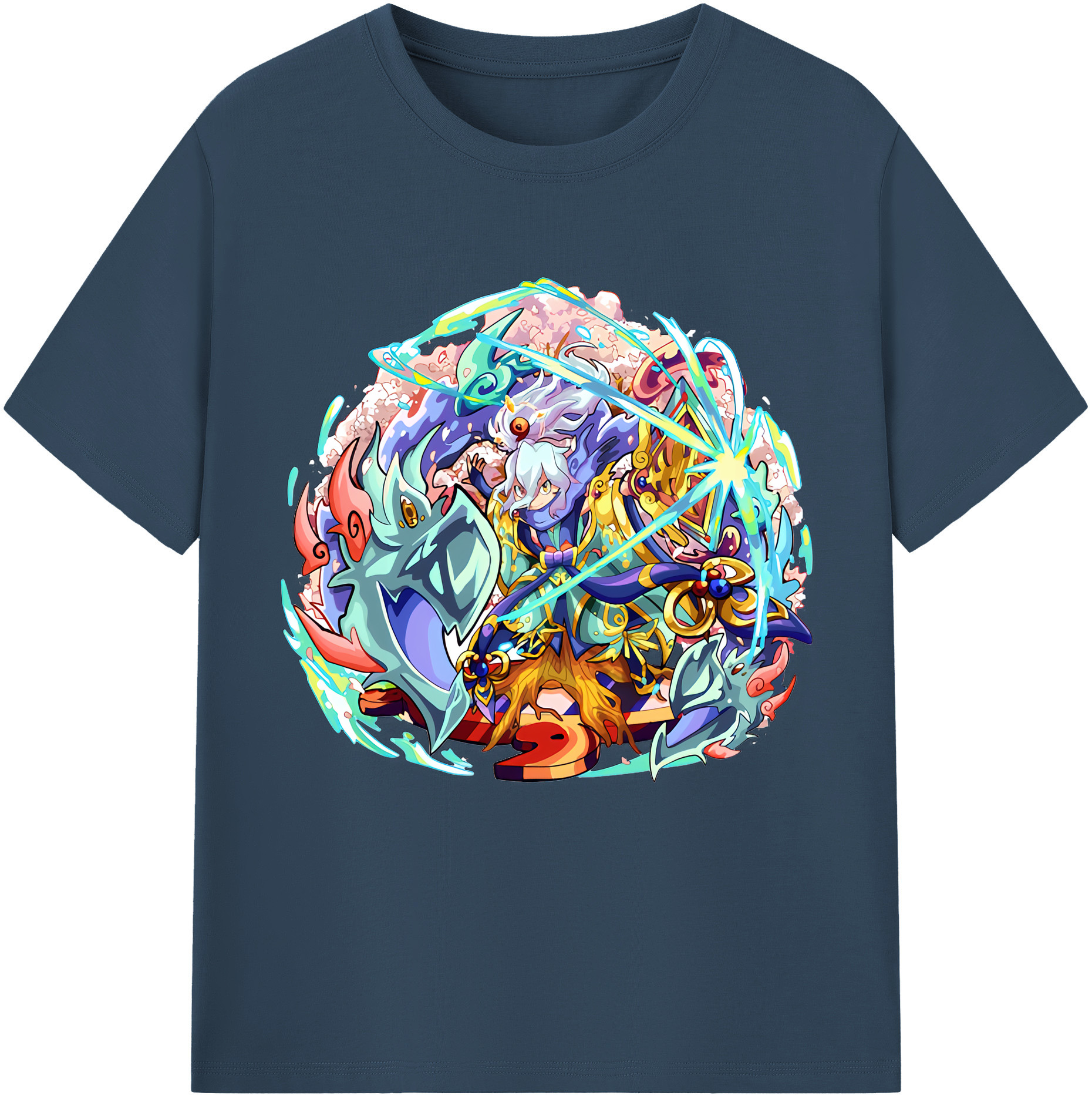 （画像用） 妖怪ウォッチ Yo-kai Watch レディースカジュアルプリントTシャツ（綿100％）