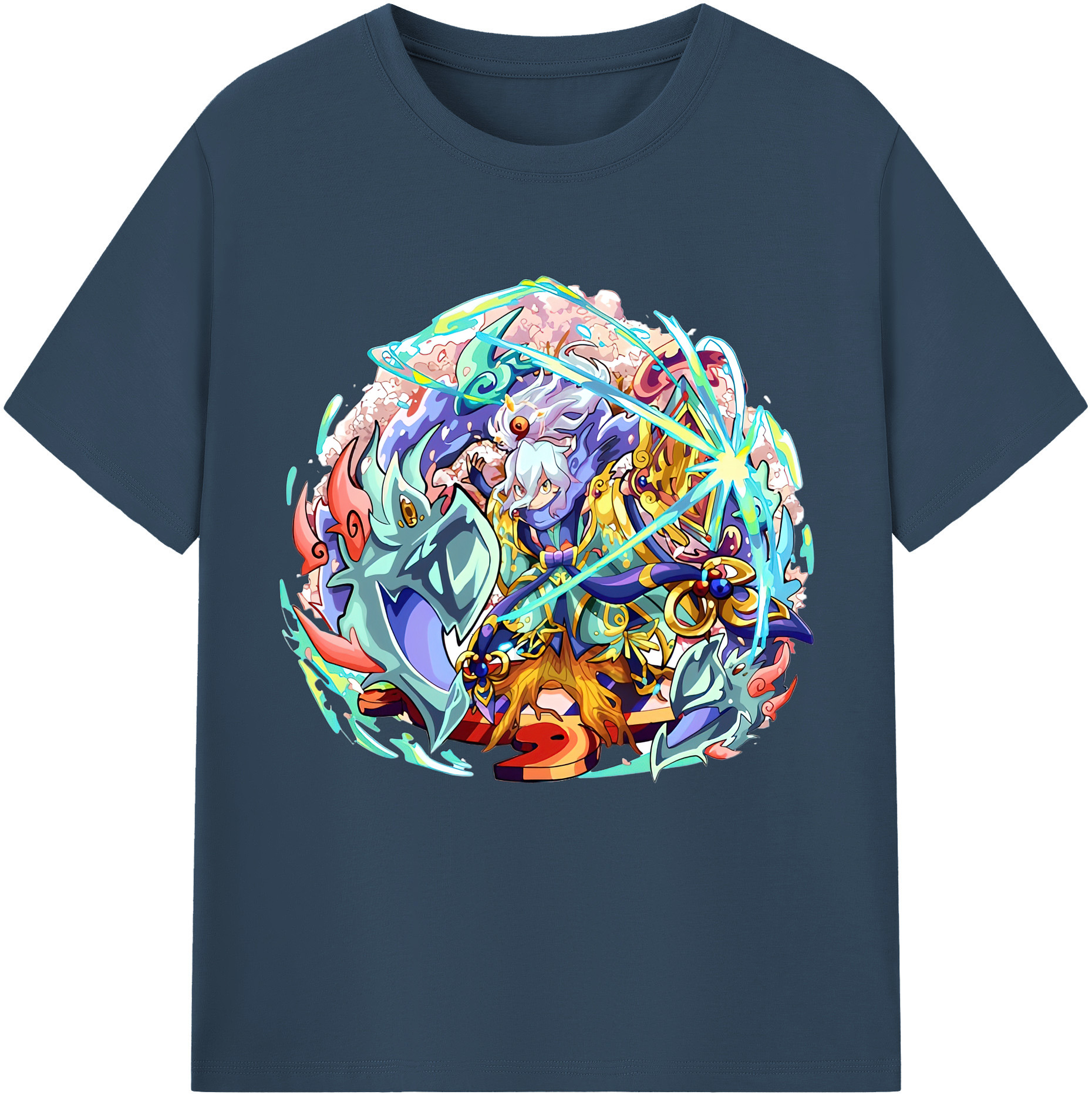 （画像用） 妖怪ウォッチ Yo-kai Watch レディースカジュアルプリントTシャツ（綿100％）