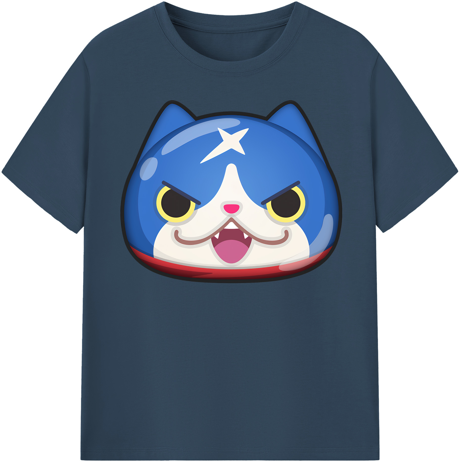 （画像用） 妖怪ウォッチ Yo-kai Watch レディースカジュアルプリントTシャツ（綿100％）