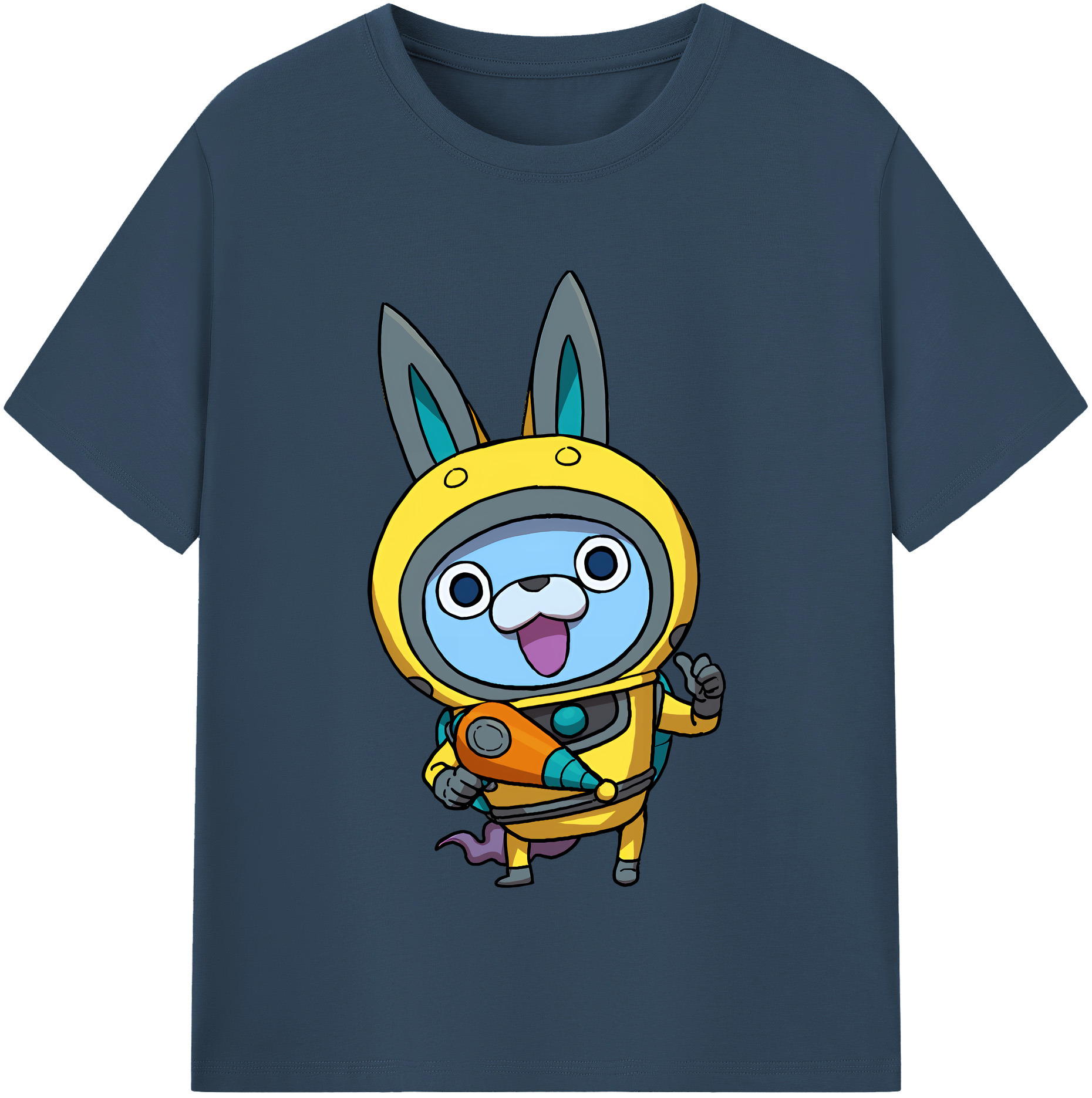 （画像用） 妖怪ウォッチ Yo-kai Watch レディースカジュアルプリントTシャツ（綿100％）