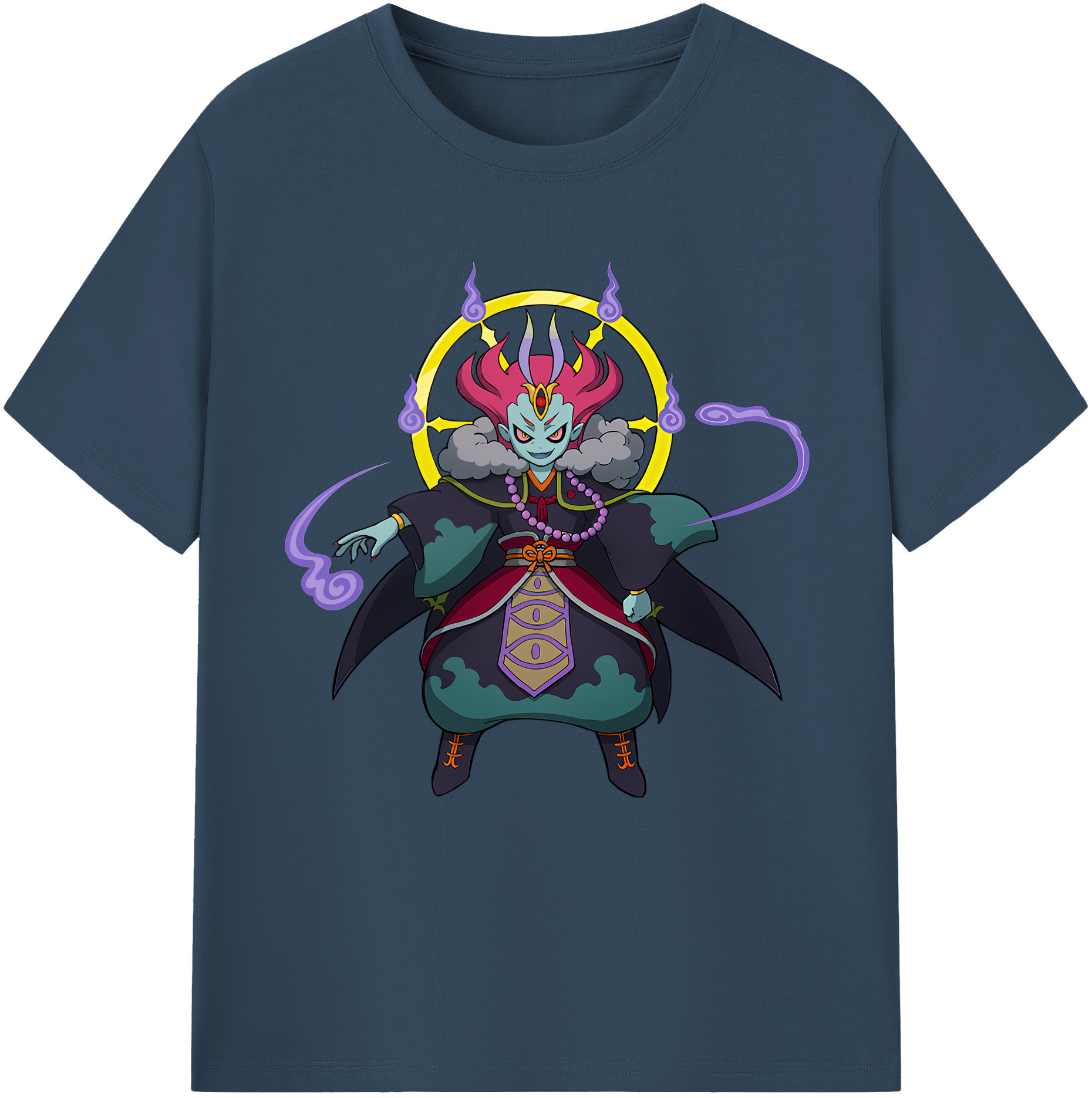 （画像用） 妖怪ウォッチ Yo-kai Watch レディースカジュアルプリントTシャツ（綿100％）