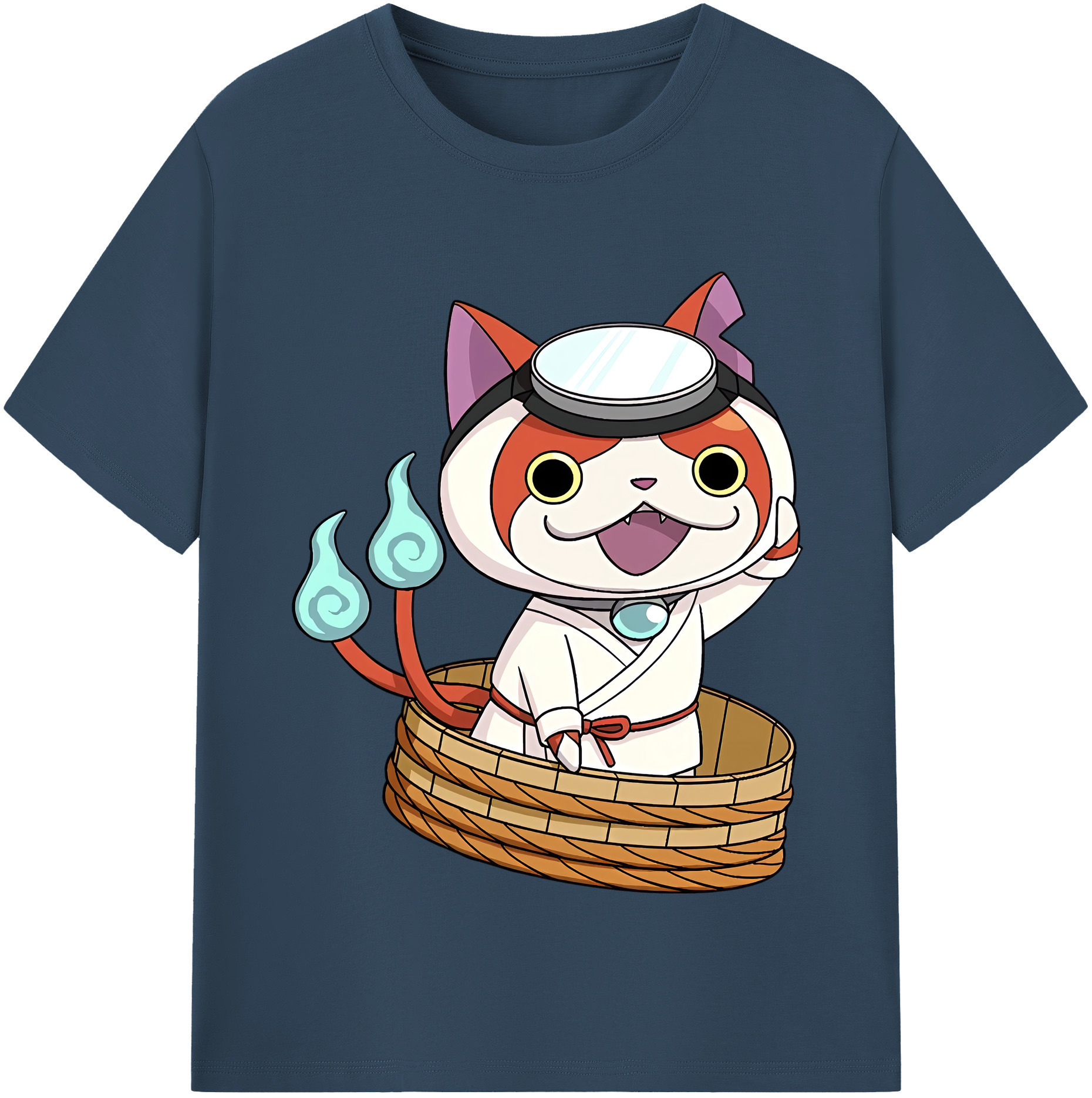 （画像用） 妖怪ウォッチ Yo-kai Watch レディースカジュアルプリントTシャツ（綿100％）