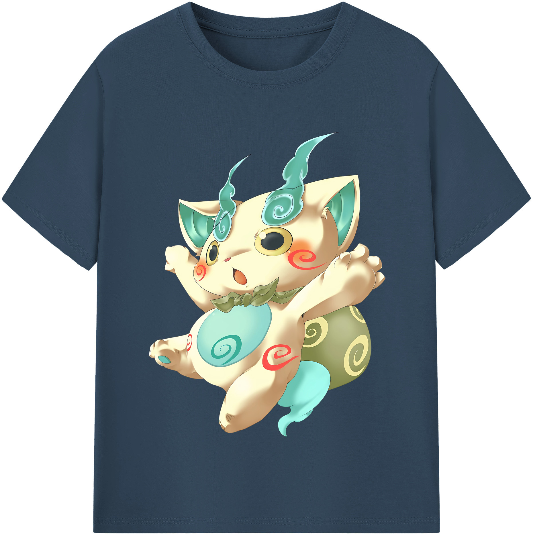 （画像用） 妖怪ウォッチ Yo-kai Watch レディースカジュアルプリントTシャツ（綿100％）