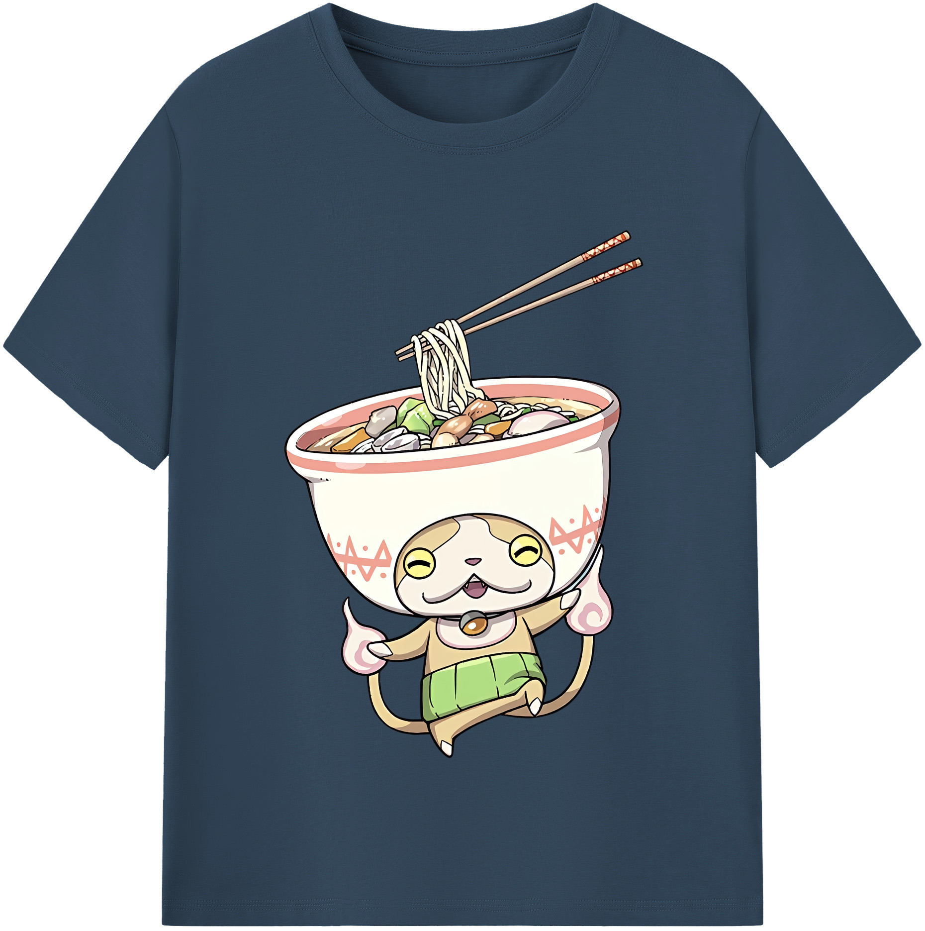 （画像用） 妖怪ウォッチ Yo-kai Watch レディースカジュアルプリントTシャツ（綿100％）