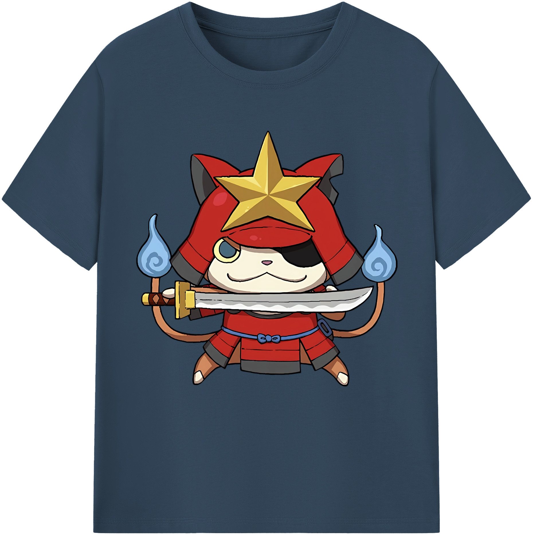 （画像用） 妖怪ウォッチ Yo-kai Watch レディースカジュアルプリントTシャツ（綿100％）