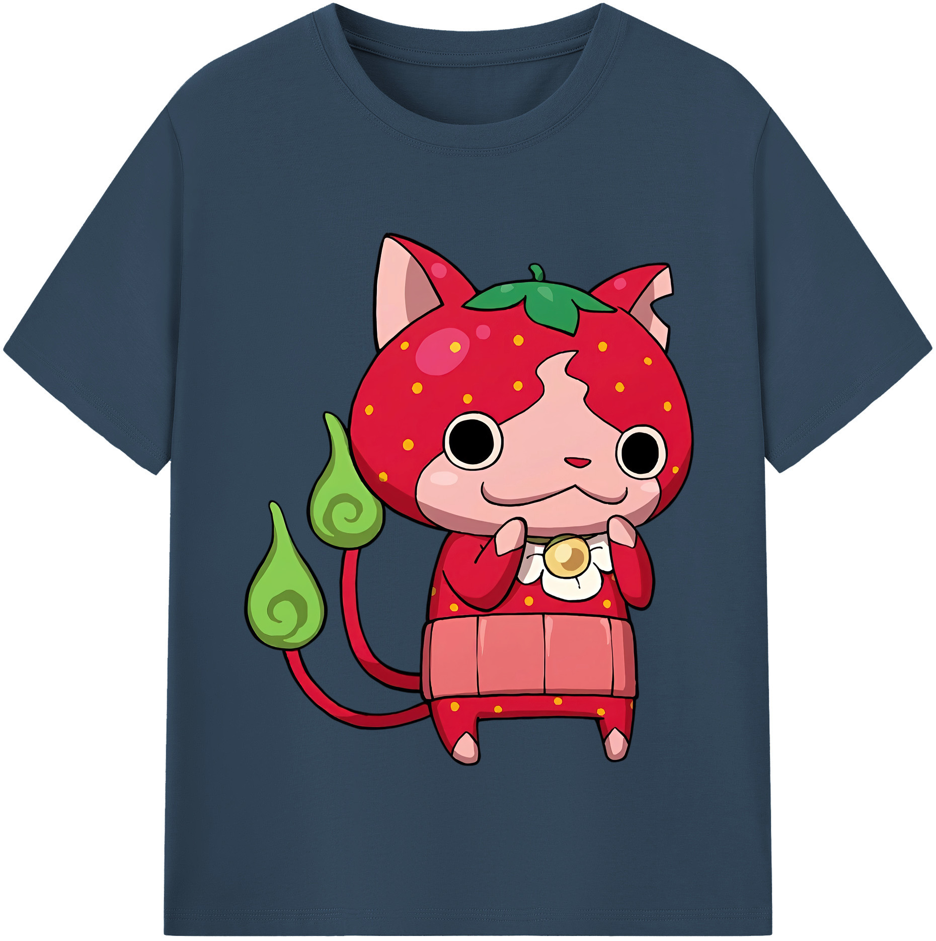 （画像用） 妖怪ウォッチ Yo-kai Watch レディースカジュアルプリントTシャツ（綿100％）
