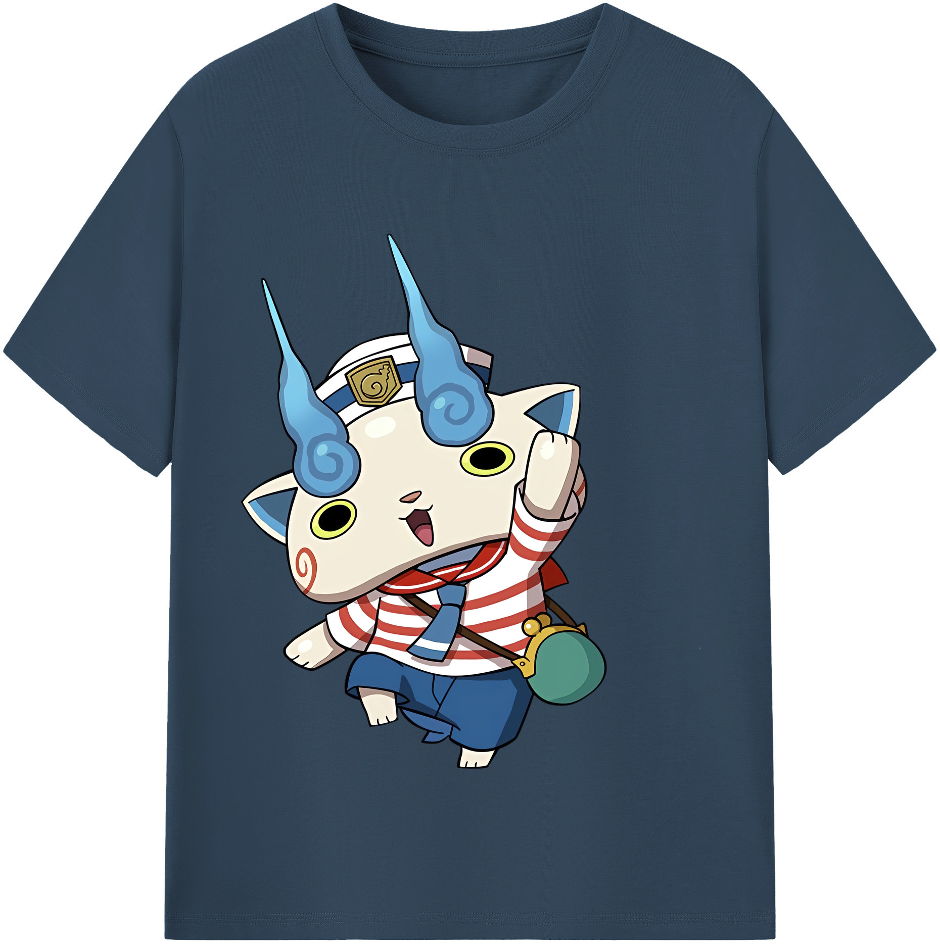 （画像用） 妖怪ウォッチ Yo-kai Watch レディースカジュアルプリントTシャツ（綿100％）