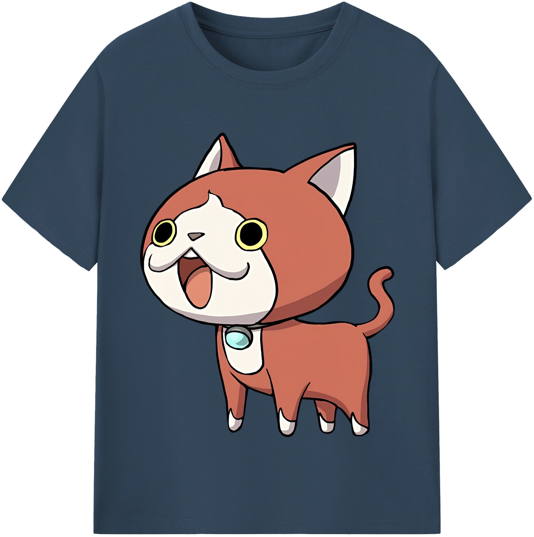 （画像用） 妖怪ウォッチ Yo-kai Watch レディースカジュアルプリントTシャツ（綿100％）