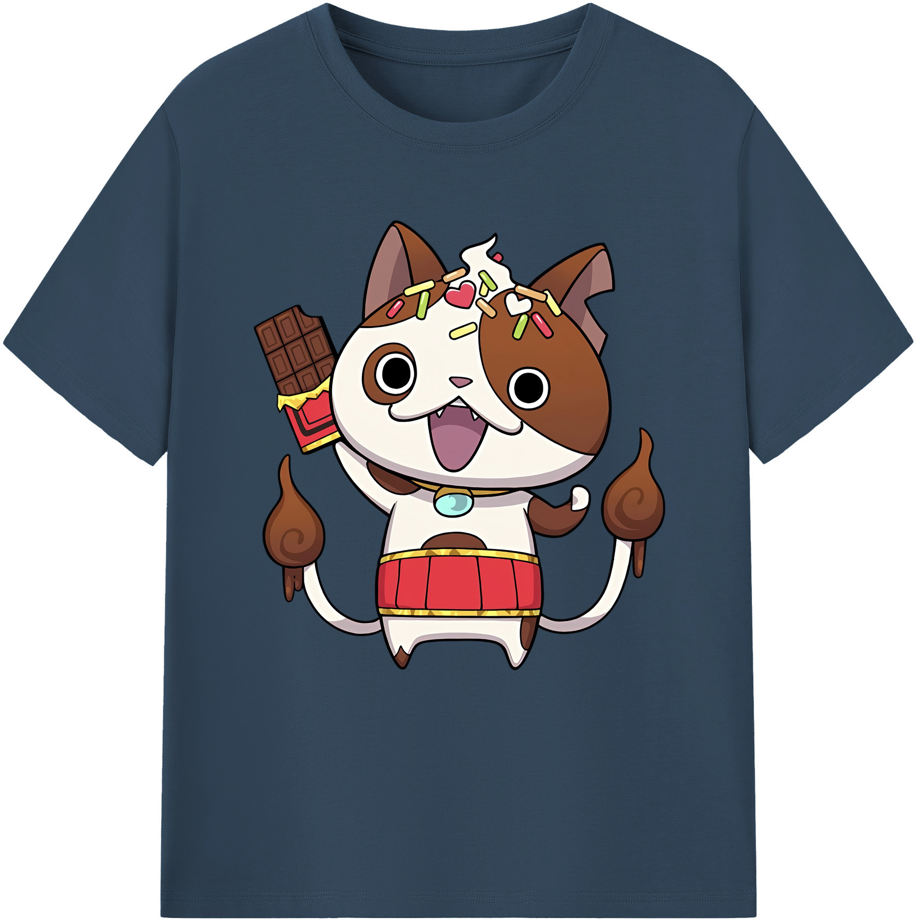 （画像用） 妖怪ウォッチ Yo-kai Watch レディースカジュアルプリントTシャツ（綿100％）