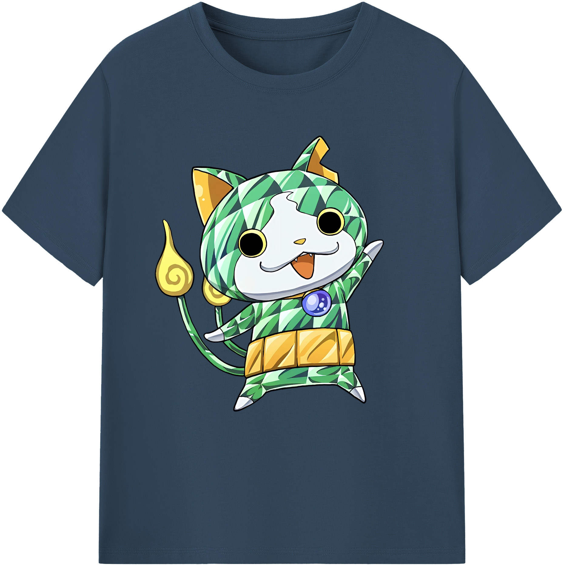 （画像用） 妖怪ウォッチ Yo-kai Watch レディースカジュアルプリントTシャツ（綿100％）
