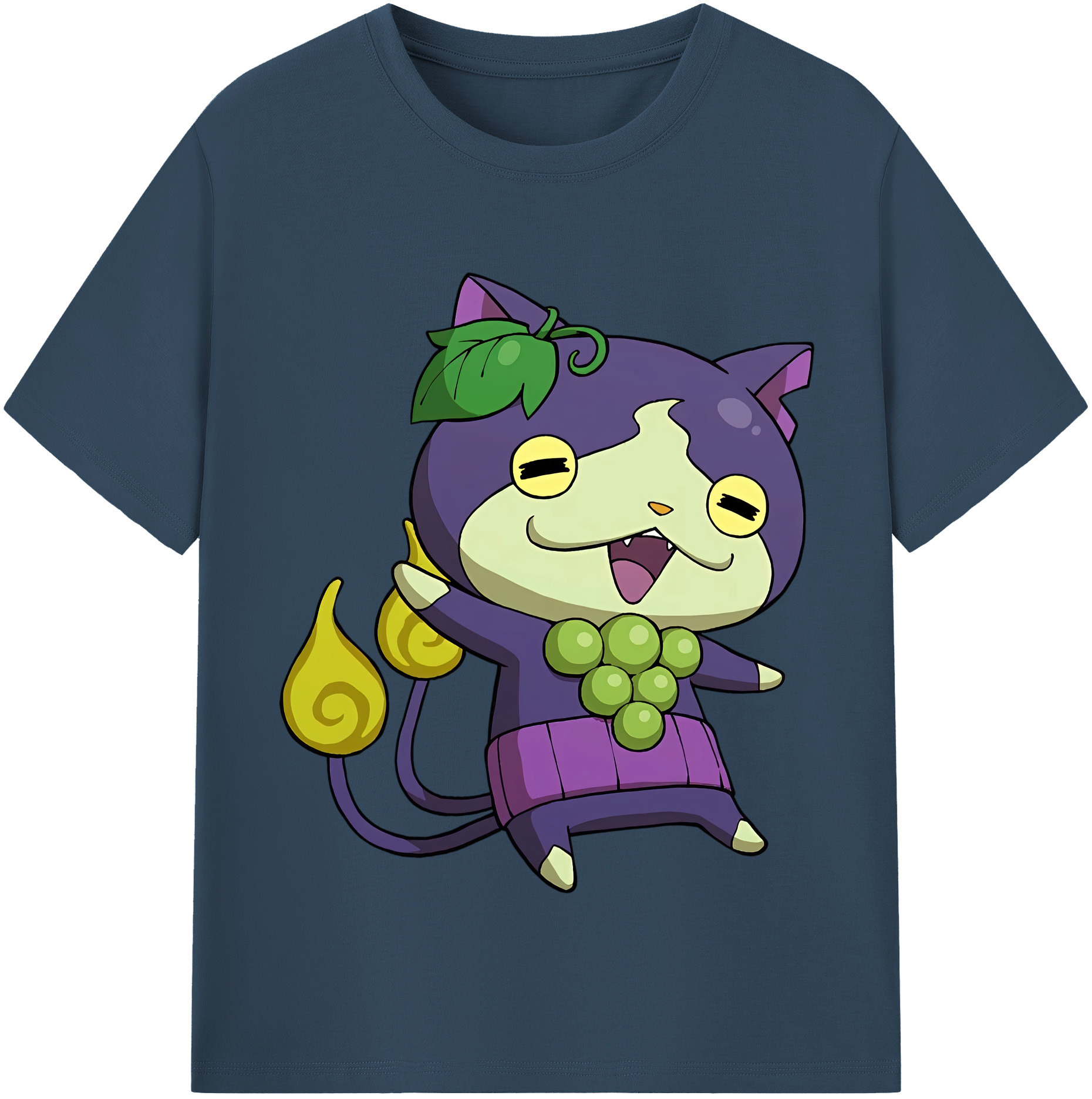 （画像用） 妖怪ウォッチ Yo-kai Watch レディースカジュアルプリントTシャツ（綿100％）