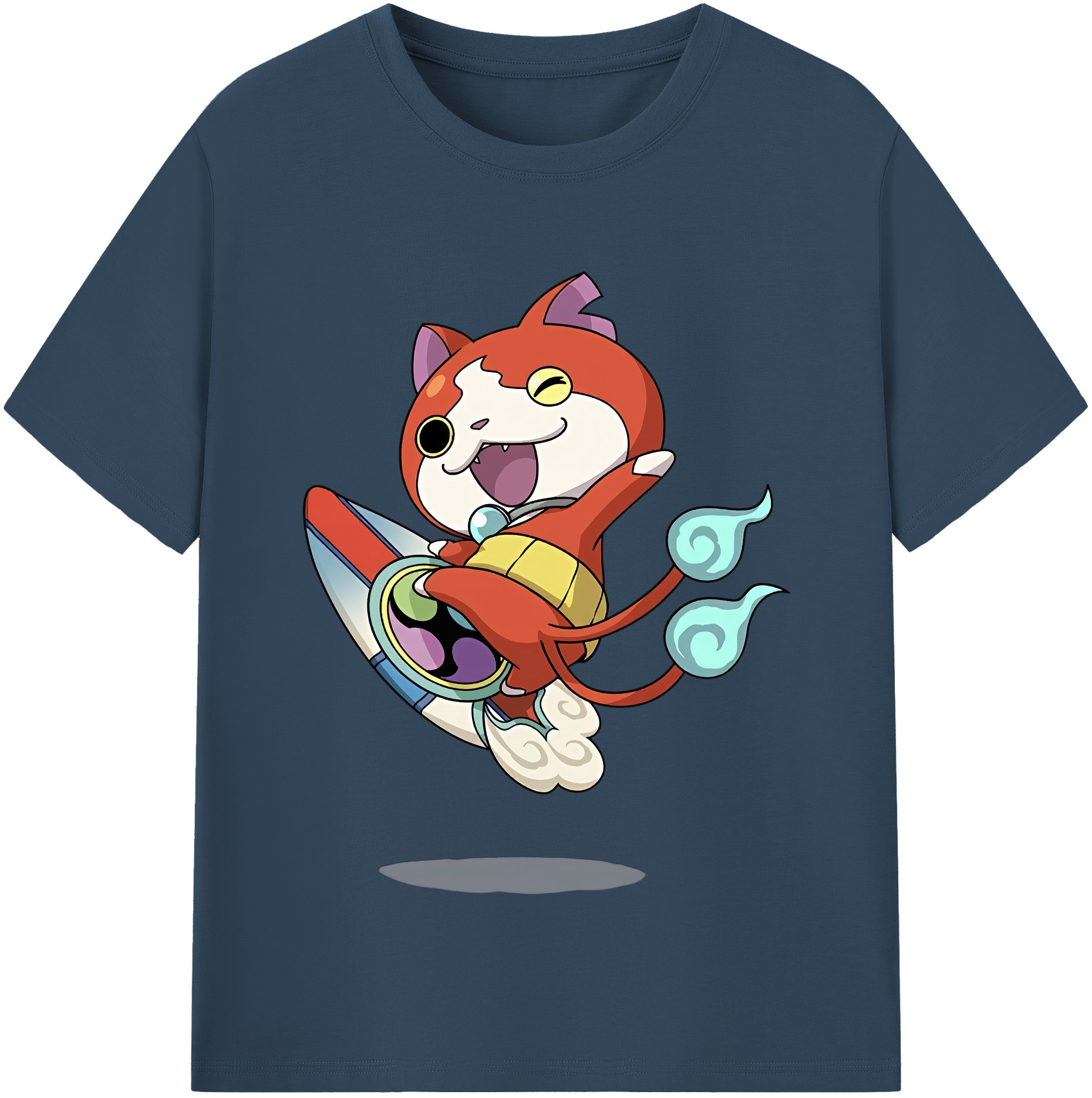 （画像用） 妖怪ウォッチ Yo-kai Watch レディースカジュアルプリントTシャツ（綿100％）