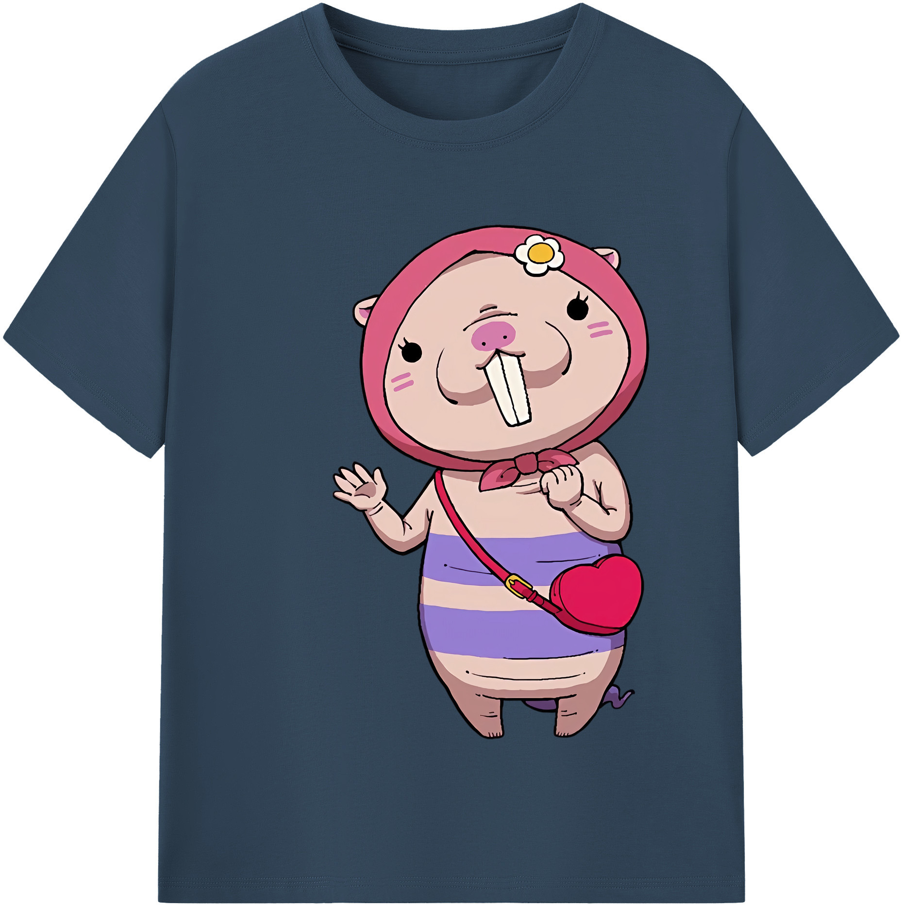 （画像用） 妖怪ウォッチ Yo-kai Watch レディースカジュアルプリントTシャツ（綿100％）
