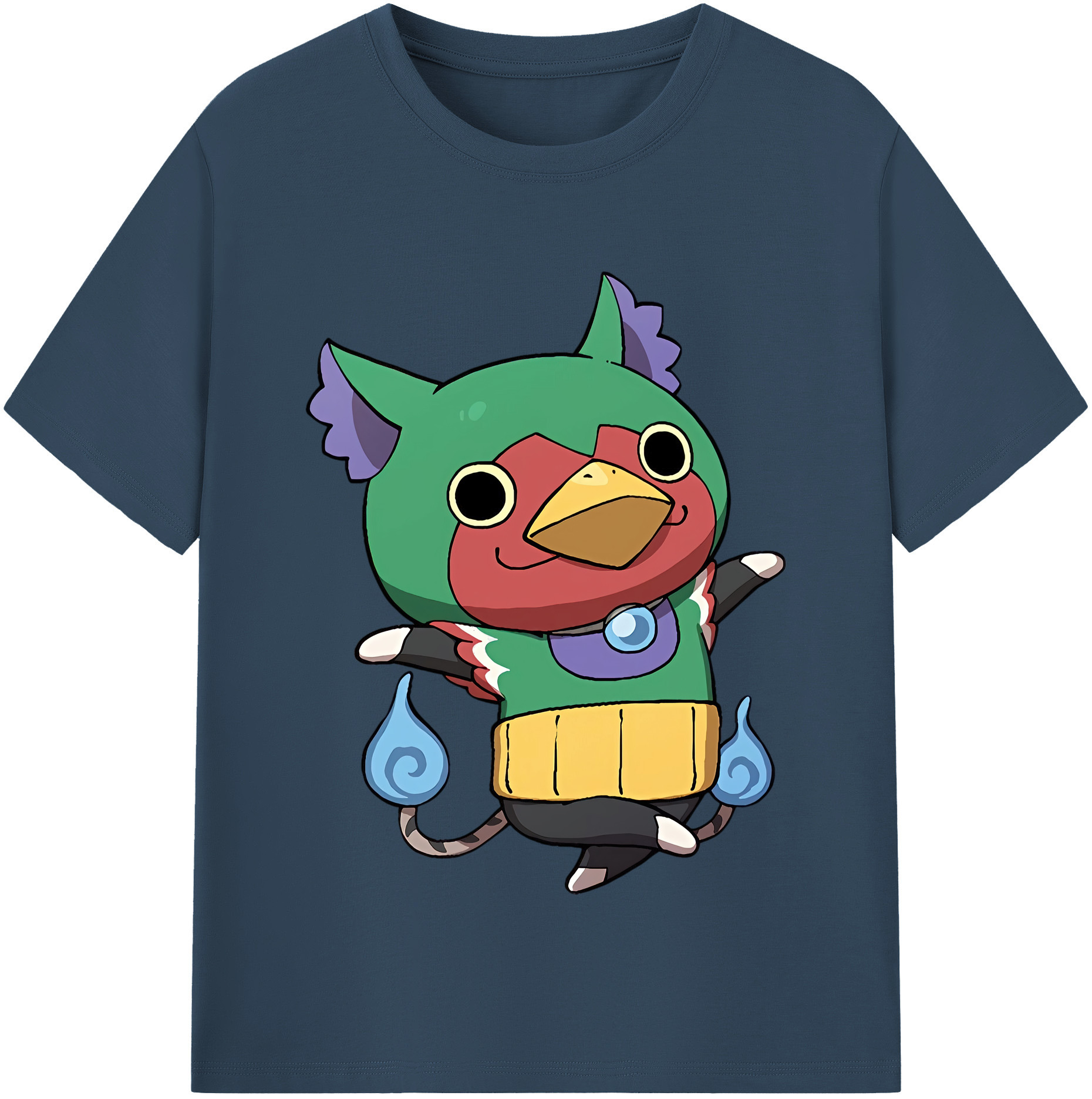 （画像用） 妖怪ウォッチ Yo-kai Watch レディースカジュアルプリントTシャツ（綿100％）