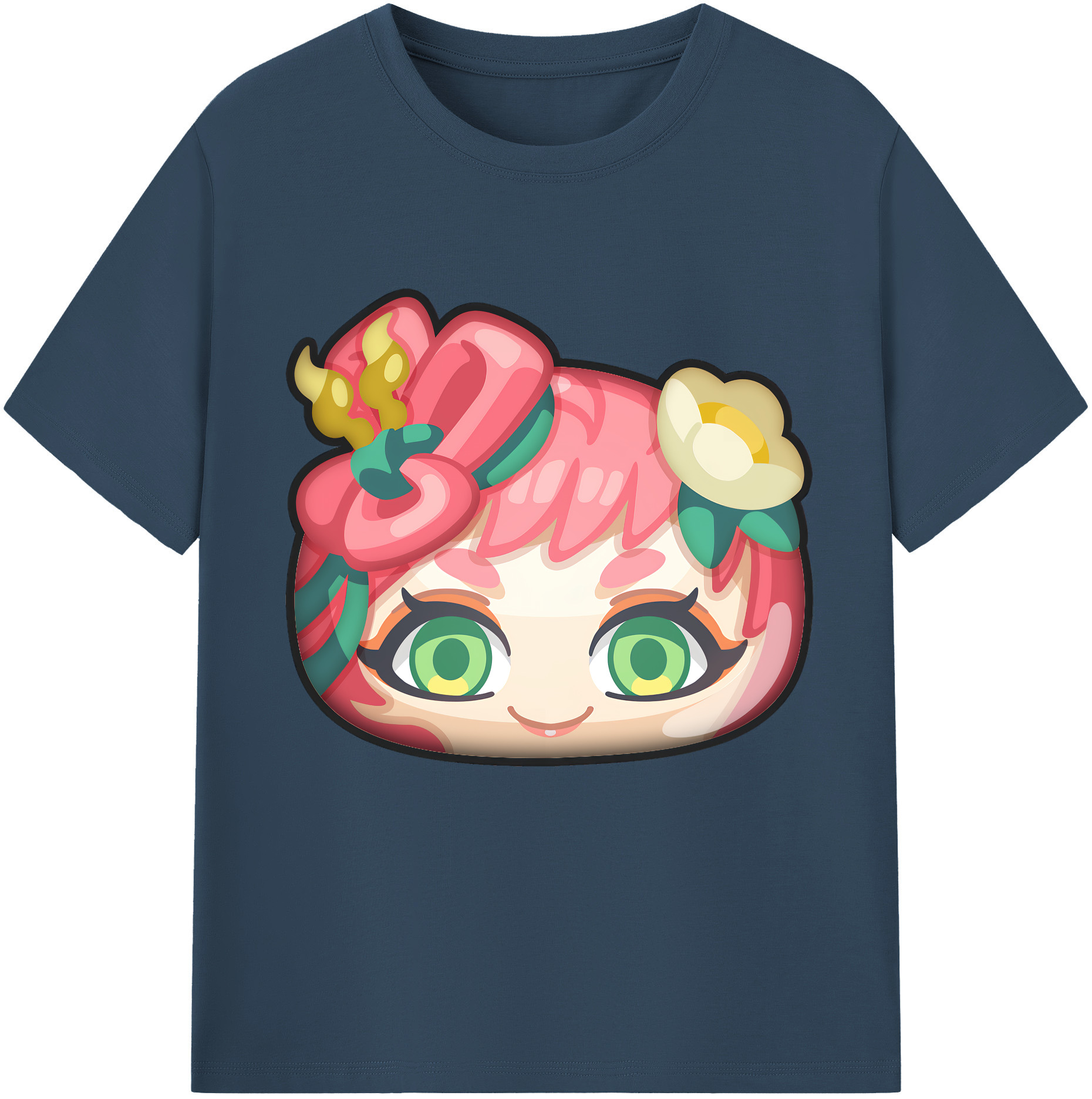 （画像用） 妖怪ウォッチ Yo-kai Watch レディースカジュアルプリントTシャツ（綿100％）