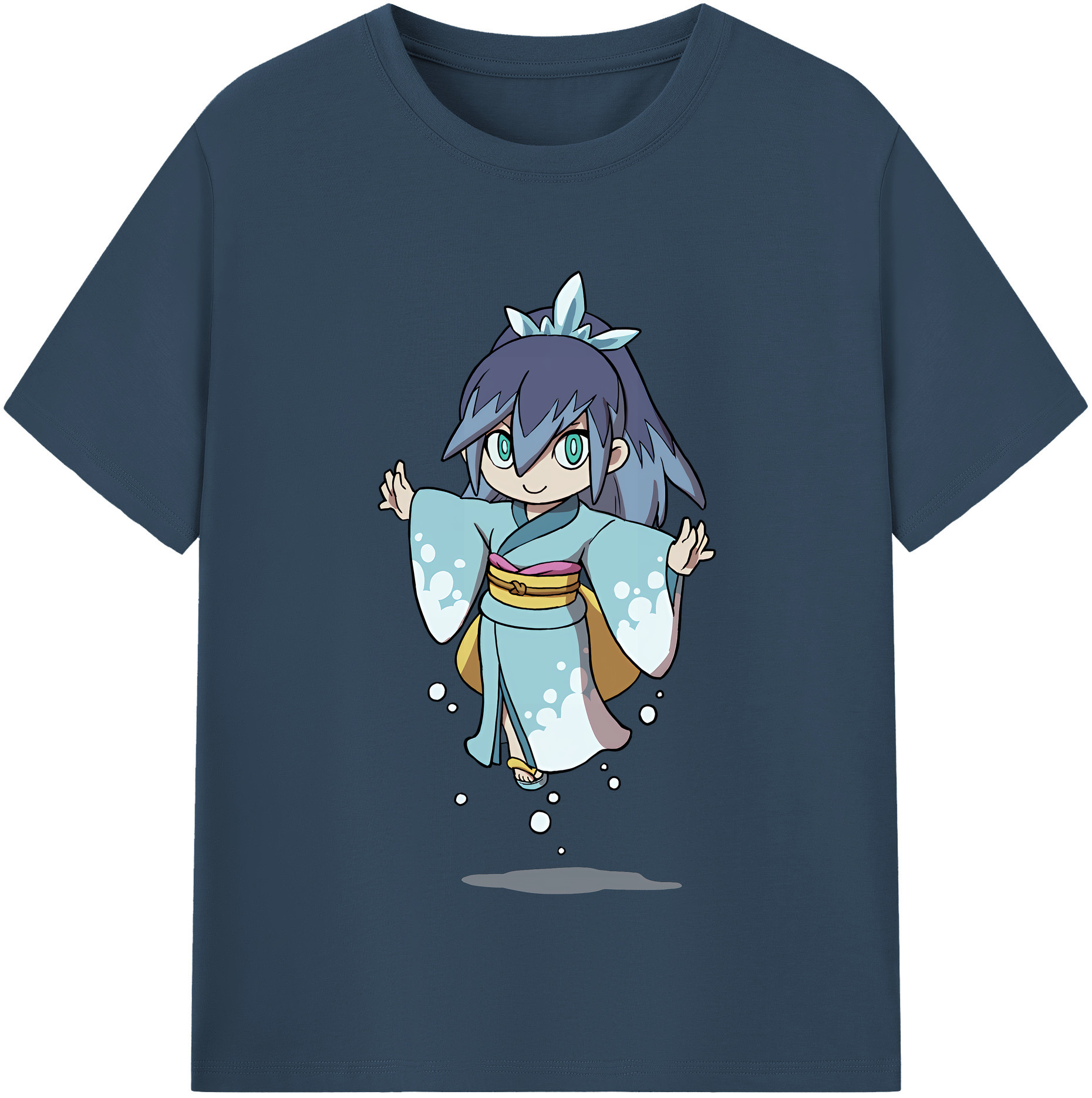 （画像用） 妖怪ウォッチ Yo-kai Watch レディースカジュアルプリントTシャツ（綿100％）