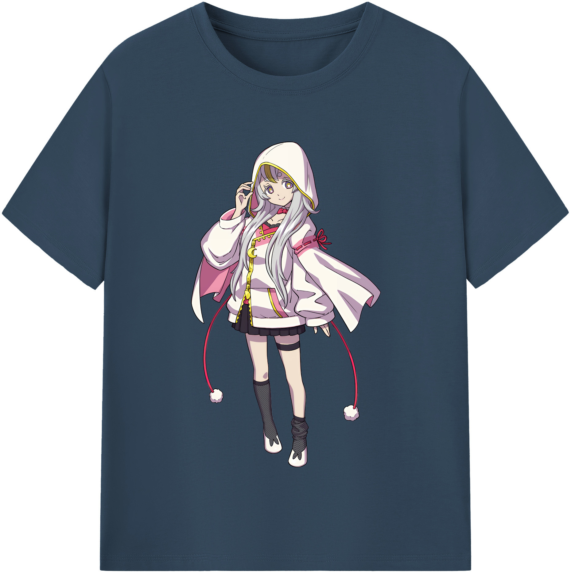（画像用） 妖怪ウォッチ Yo-kai Watch レディースカジュアルプリントTシャツ（綿100％）