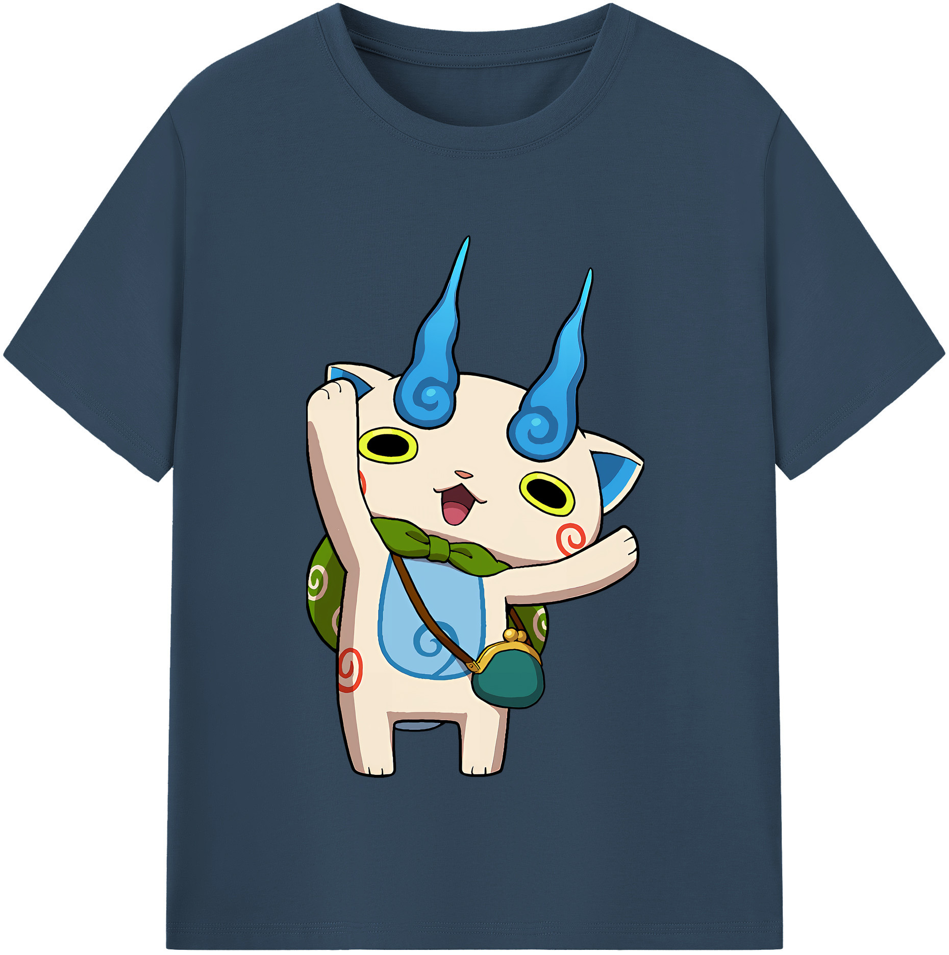 （画像用） 妖怪ウォッチ Yo-kai Watch レディースカジュアルプリントTシャツ（綿100％）