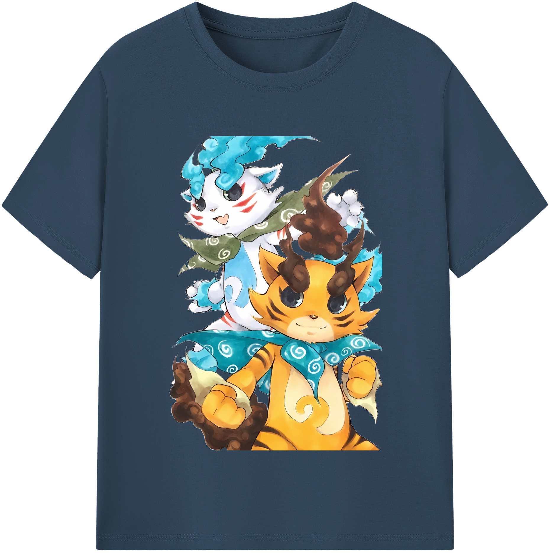 （画像用） 妖怪ウォッチ Yo-kai Watch レディースカジュアルプリントTシャツ（綿100％）