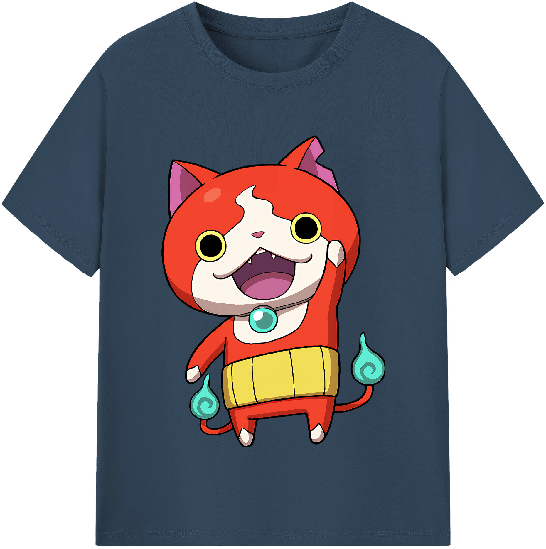 （画像用） 妖怪ウォッチ Yo-kai Watch レディースカジュアルプリントTシャツ（綿100％）