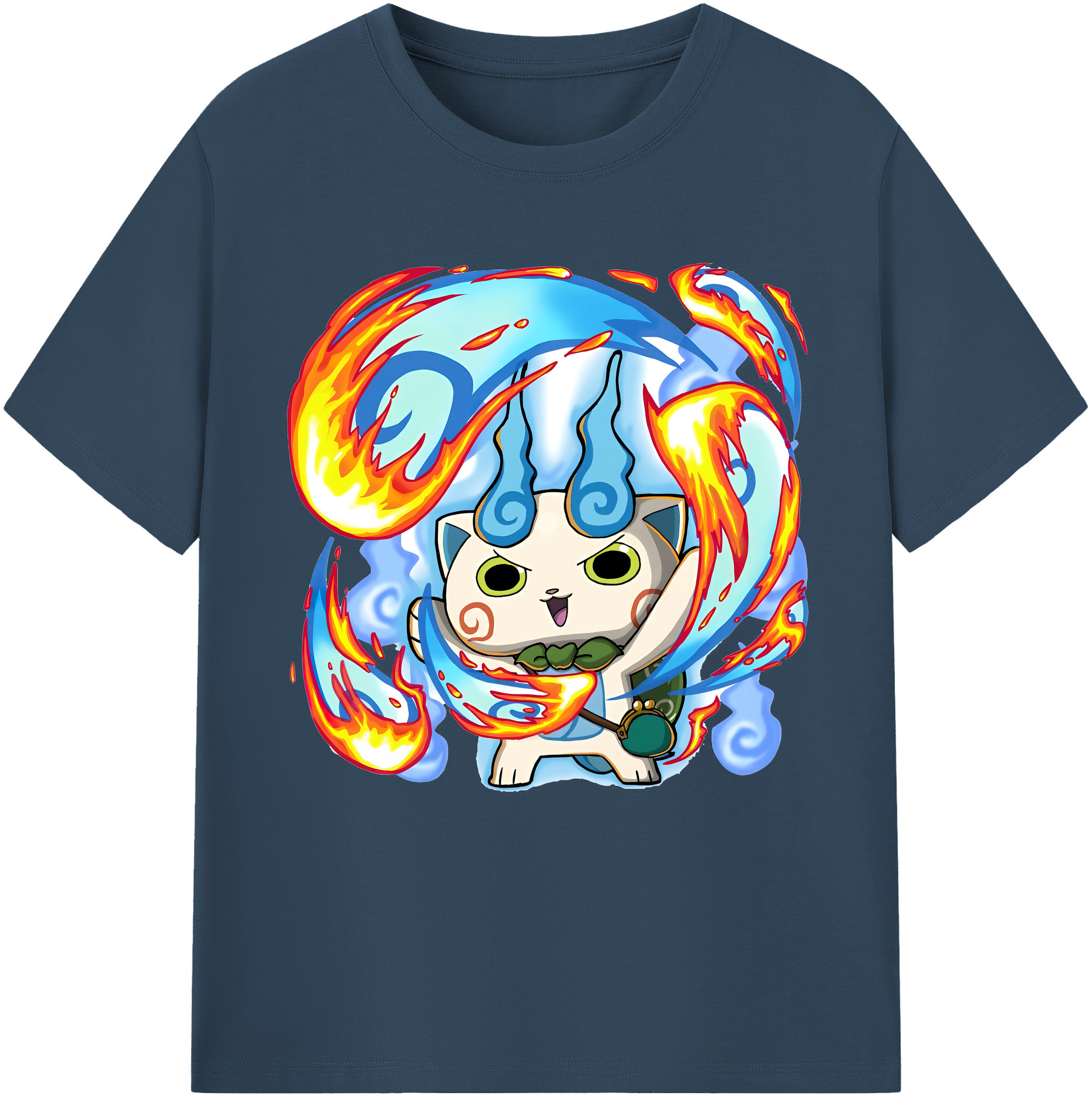 （画像用） 妖怪ウォッチ Yo-kai Watch レディースカジュアルプリントTシャツ（綿100％）