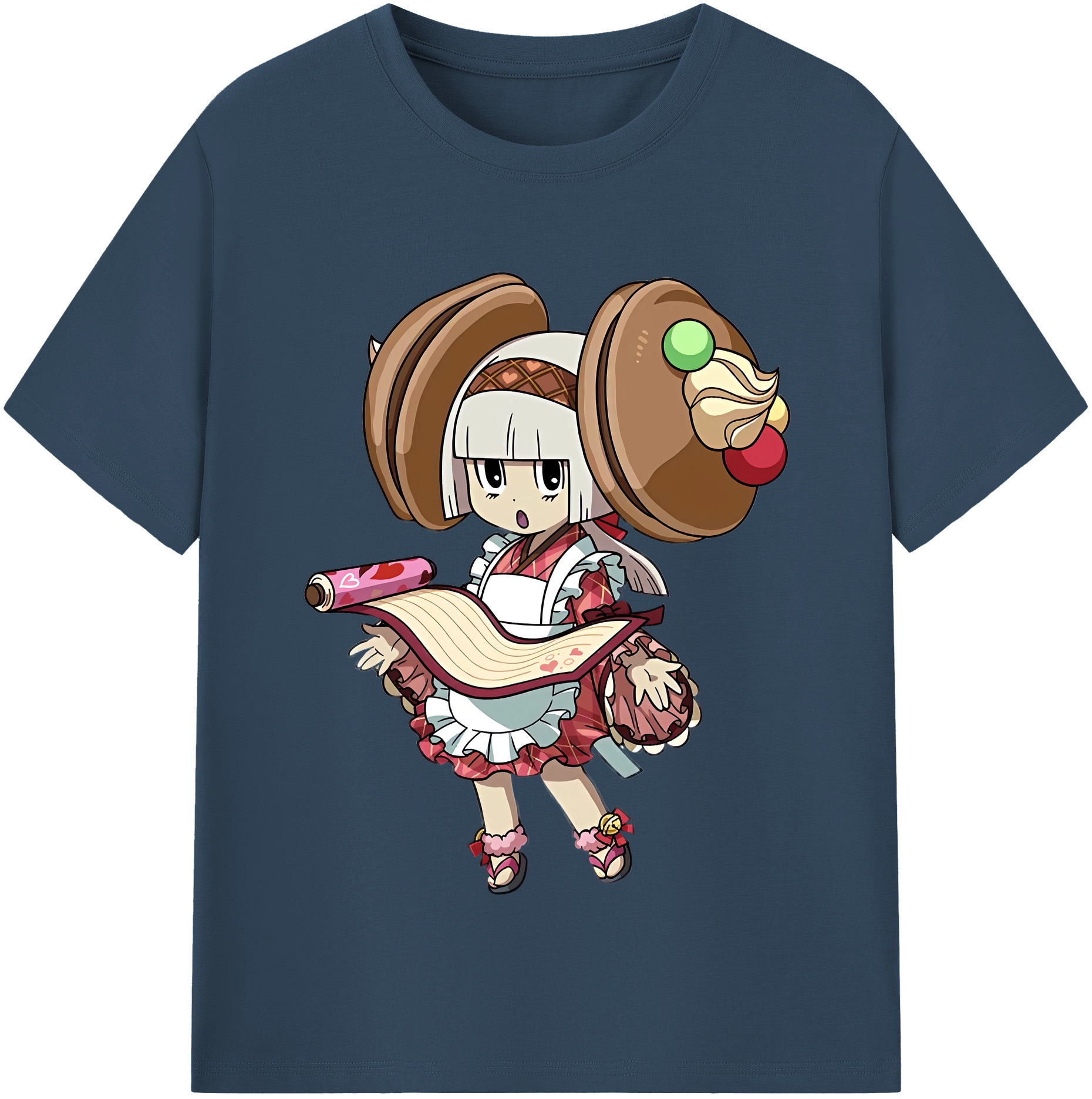 （画像用） 妖怪ウォッチ Yo-kai Watch レディースカジュアルプリントTシャツ（綿100％）