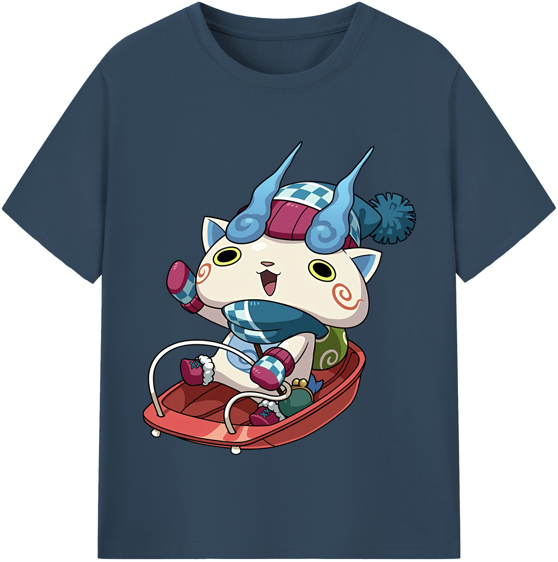 （画像用） 妖怪ウォッチ Yo-kai Watch レディースカジュアルプリントTシャツ（綿100％）