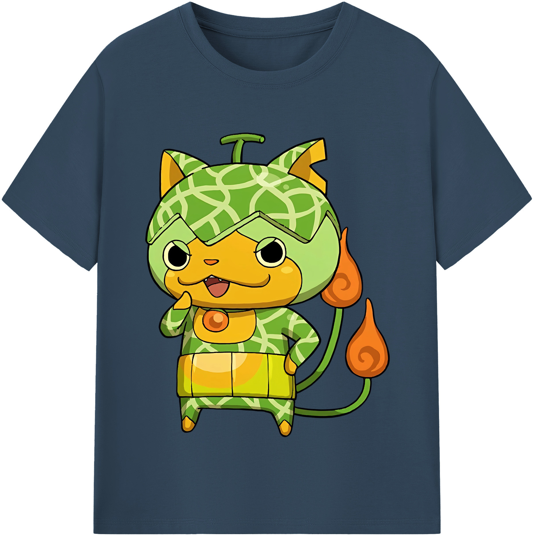 （画像用） 妖怪ウォッチ Yo-kai Watch レディースカジュアルプリントTシャツ（綿100％）