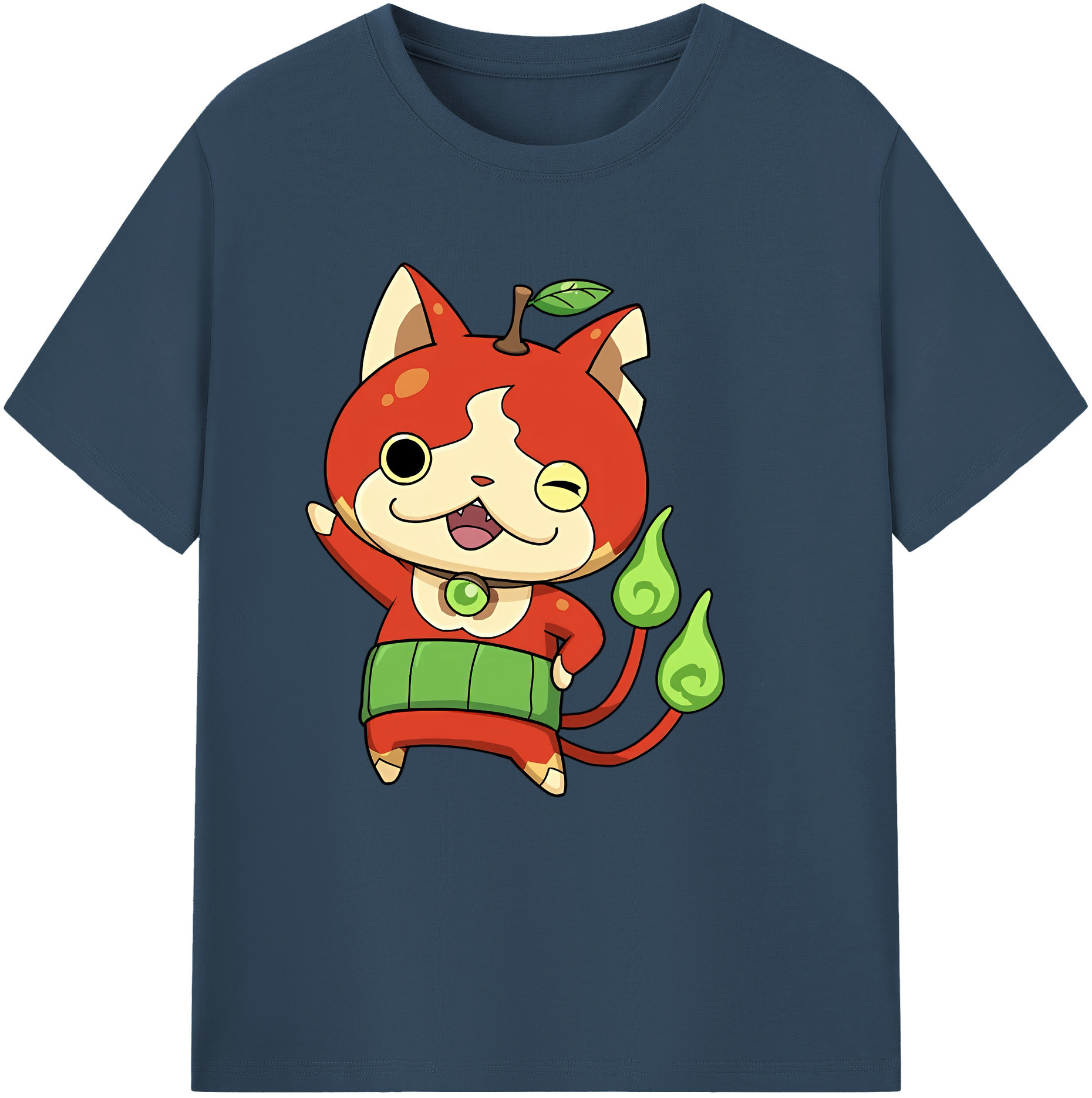 （画像用） 妖怪ウォッチ Yo-kai Watch レディースカジュアルプリントTシャツ（綿100％）