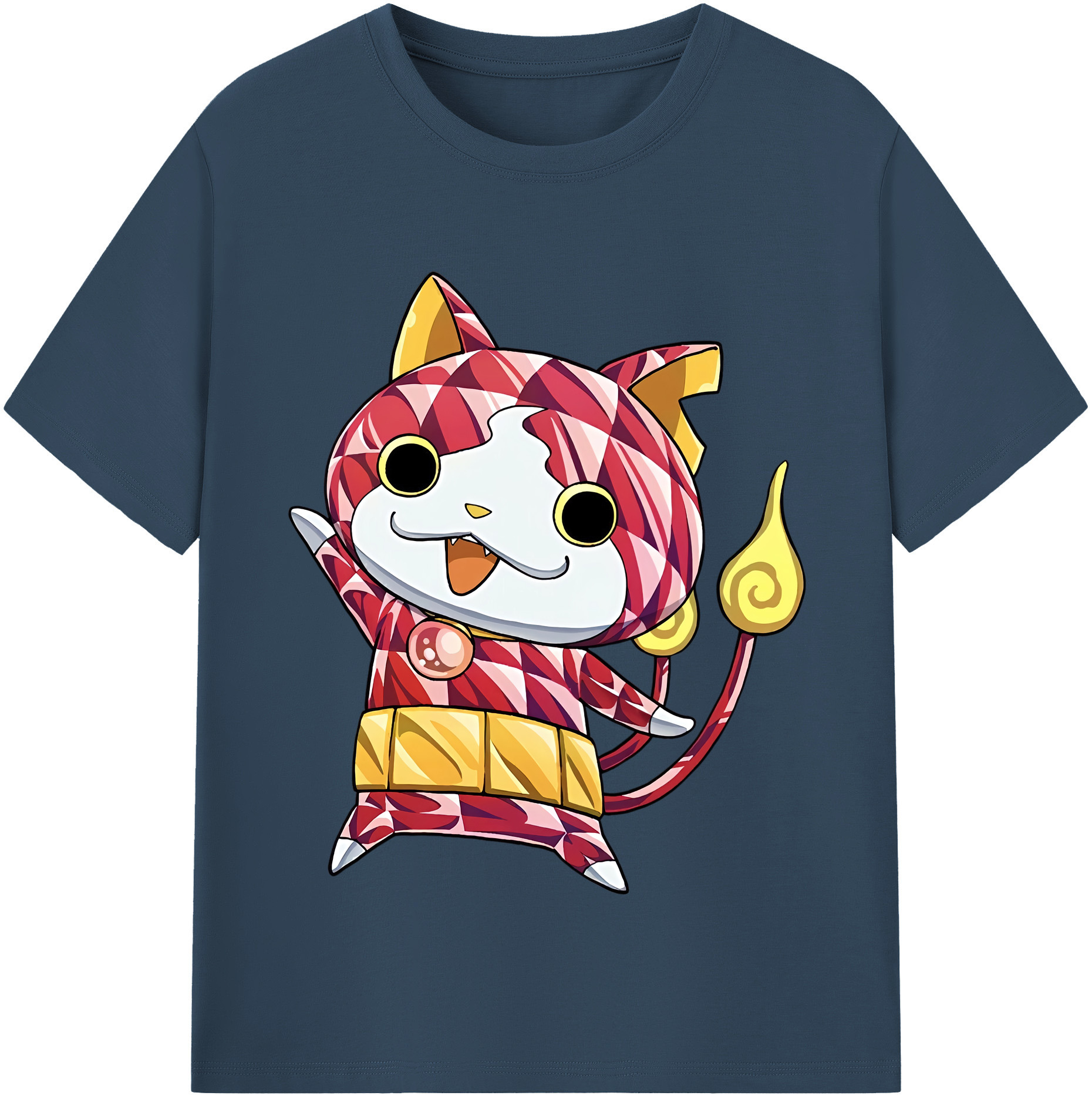（画像用） 妖怪ウォッチ Yo-kai Watch レディースカジュアルプリントTシャツ（綿100％）