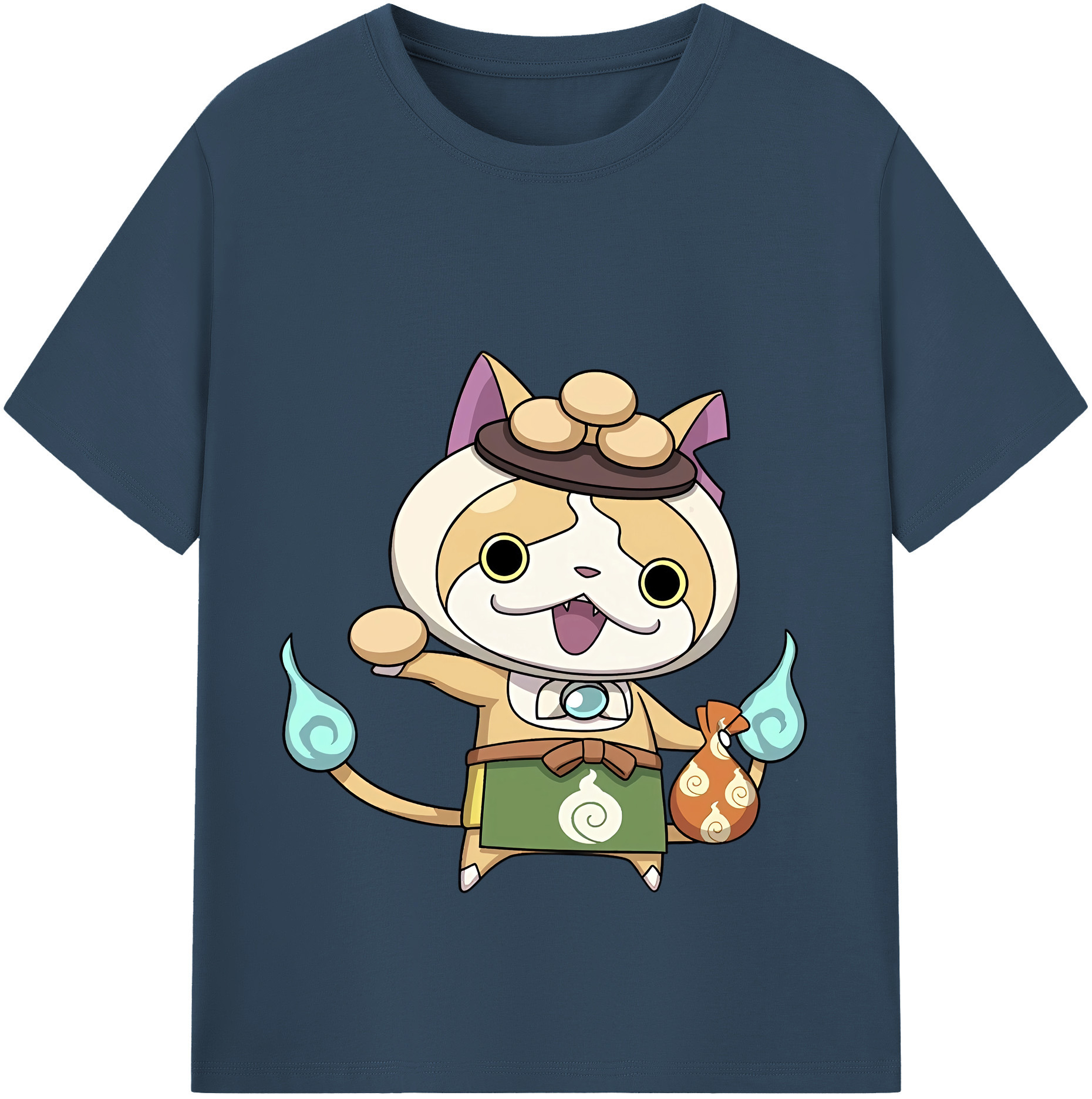 （画像用） 妖怪ウォッチ Yo-kai Watch レディースカジュアルプリントTシャツ（綿100％）
