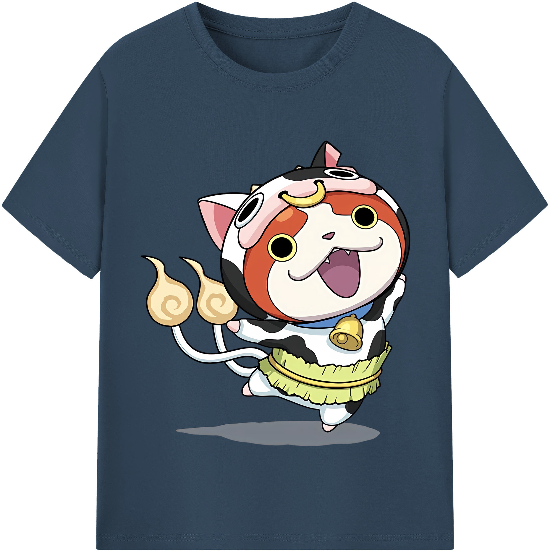 （画像用） 妖怪ウォッチ Yo-kai Watch レディースカジュアルプリントTシャツ（綿100％）