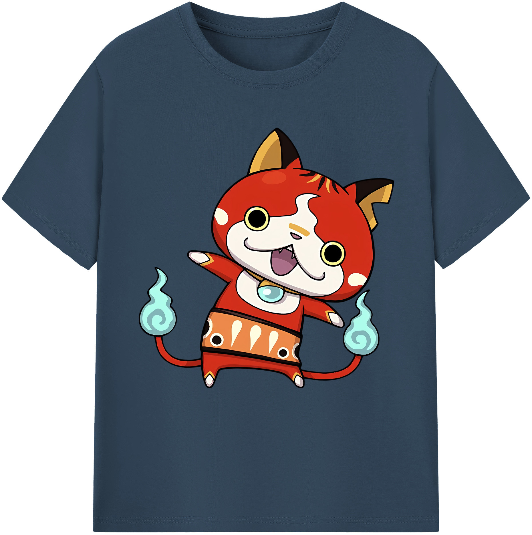 （画像用） 妖怪ウォッチ Yo-kai Watch レディースカジュアルプリントTシャツ（綿100％）